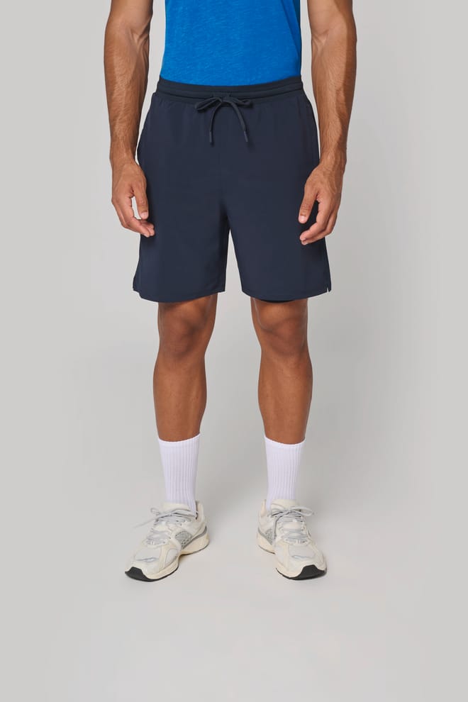 Eco-friendly Sport short with inner layer 2 in 1