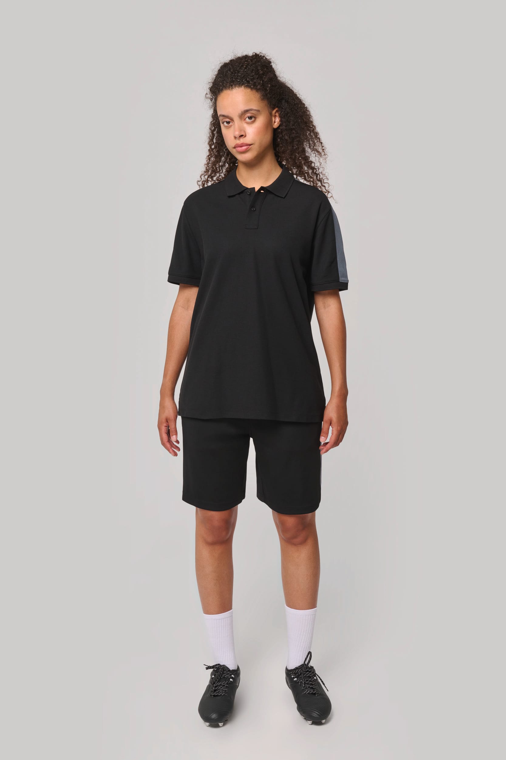 Polo de equipo bicolor unisex