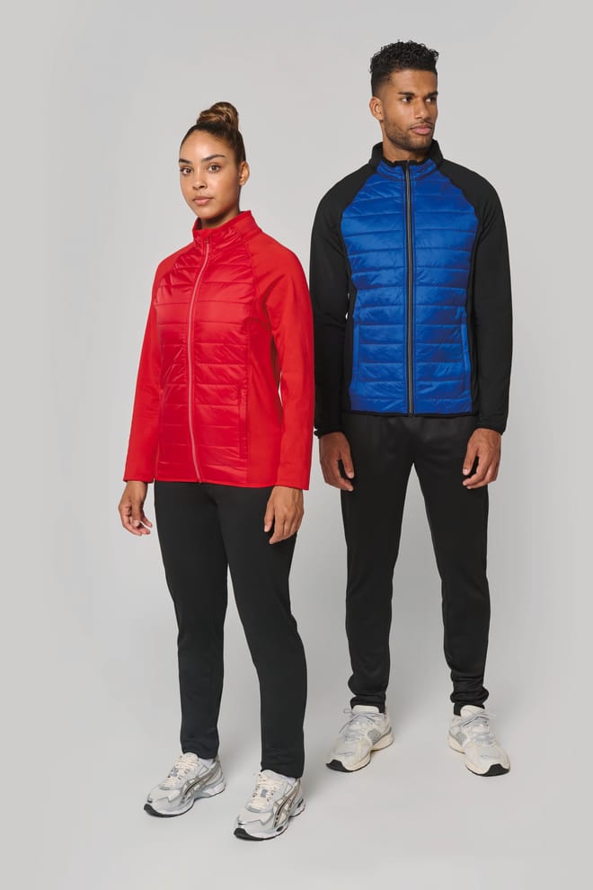 Dual-fabric sports jacket