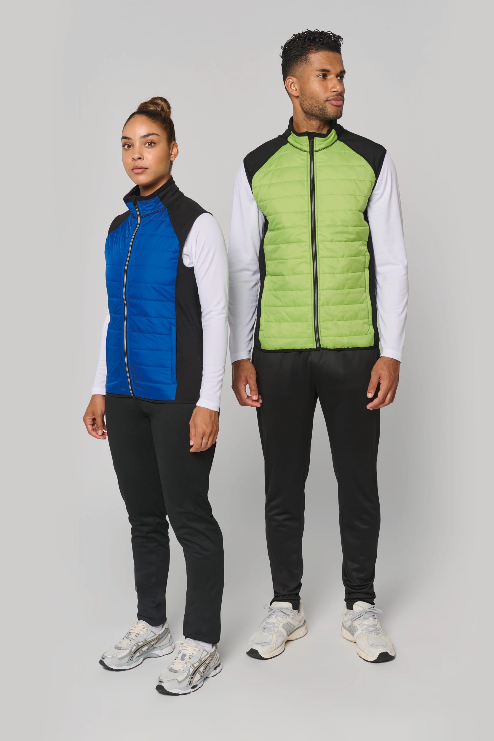 Veste sport bi-matière sans manches unisexe - Image 7