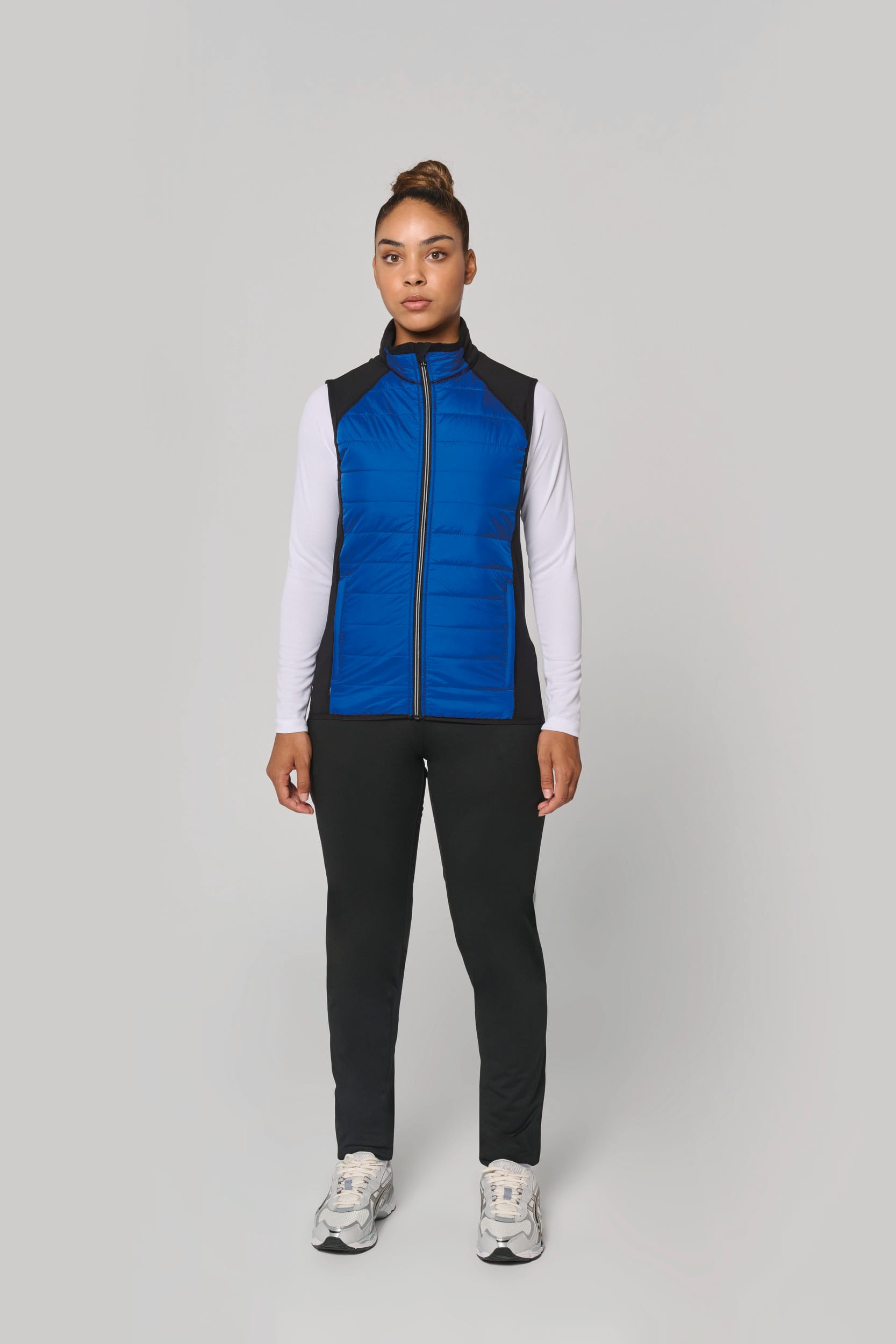 Veste sport bi-matière sans manches unisexe - Image 6