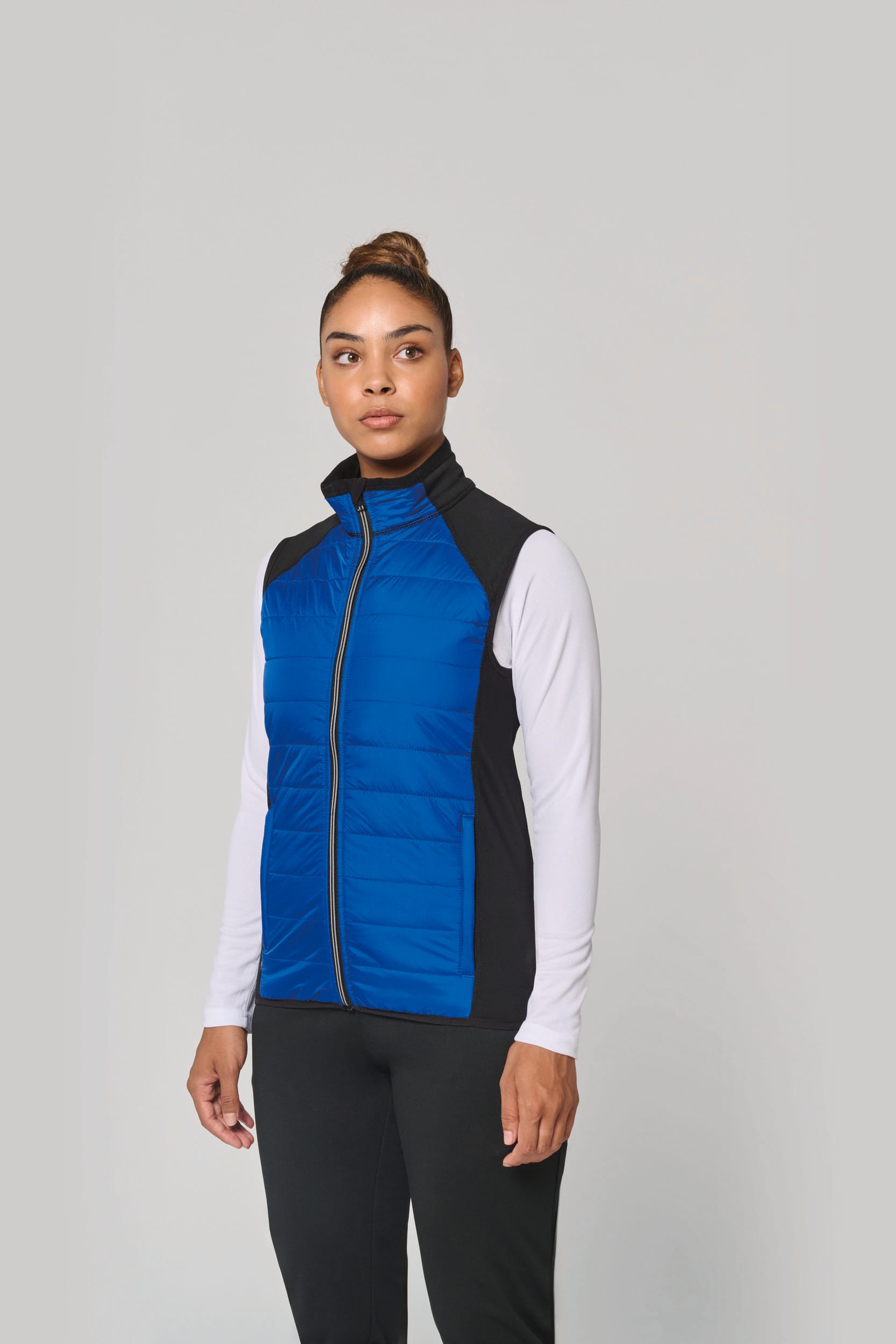 Veste sport bi-matière sans manches unisexe - Image 3