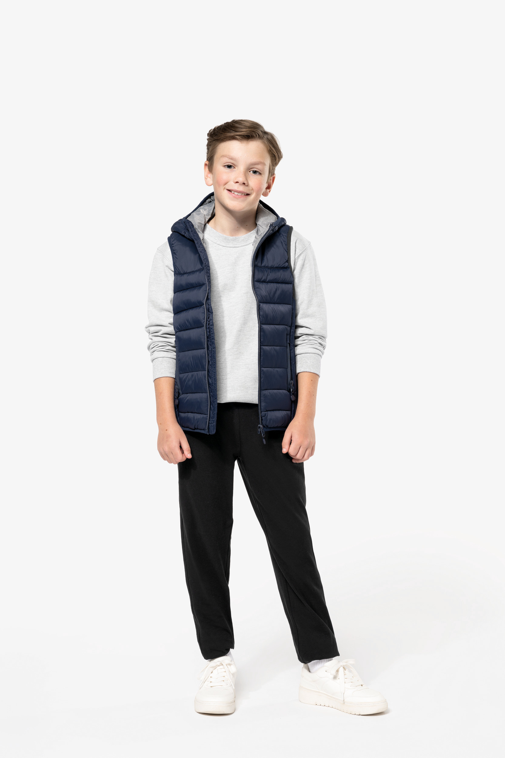Bodywarmer met capuchon kids