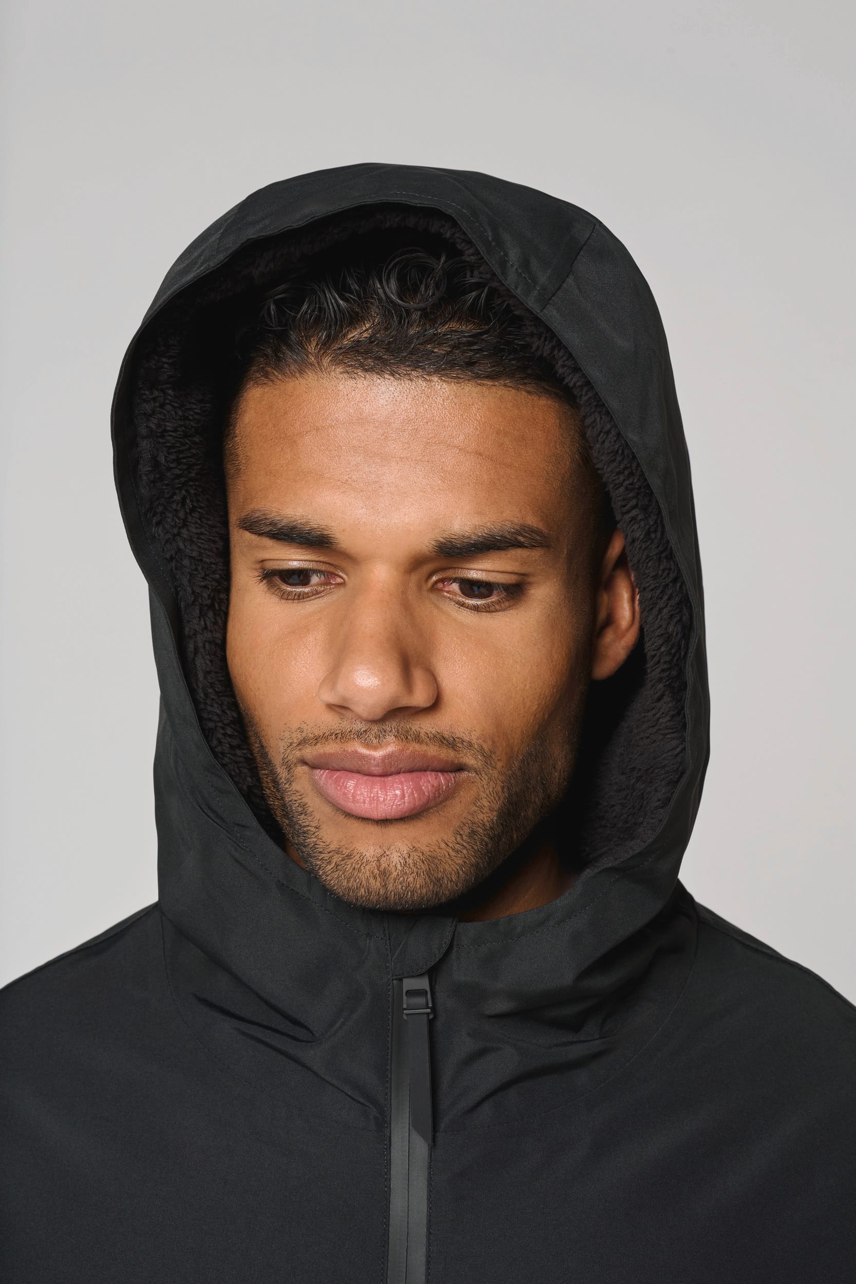 Parka longue doublée sherpa unisexe - Image 8