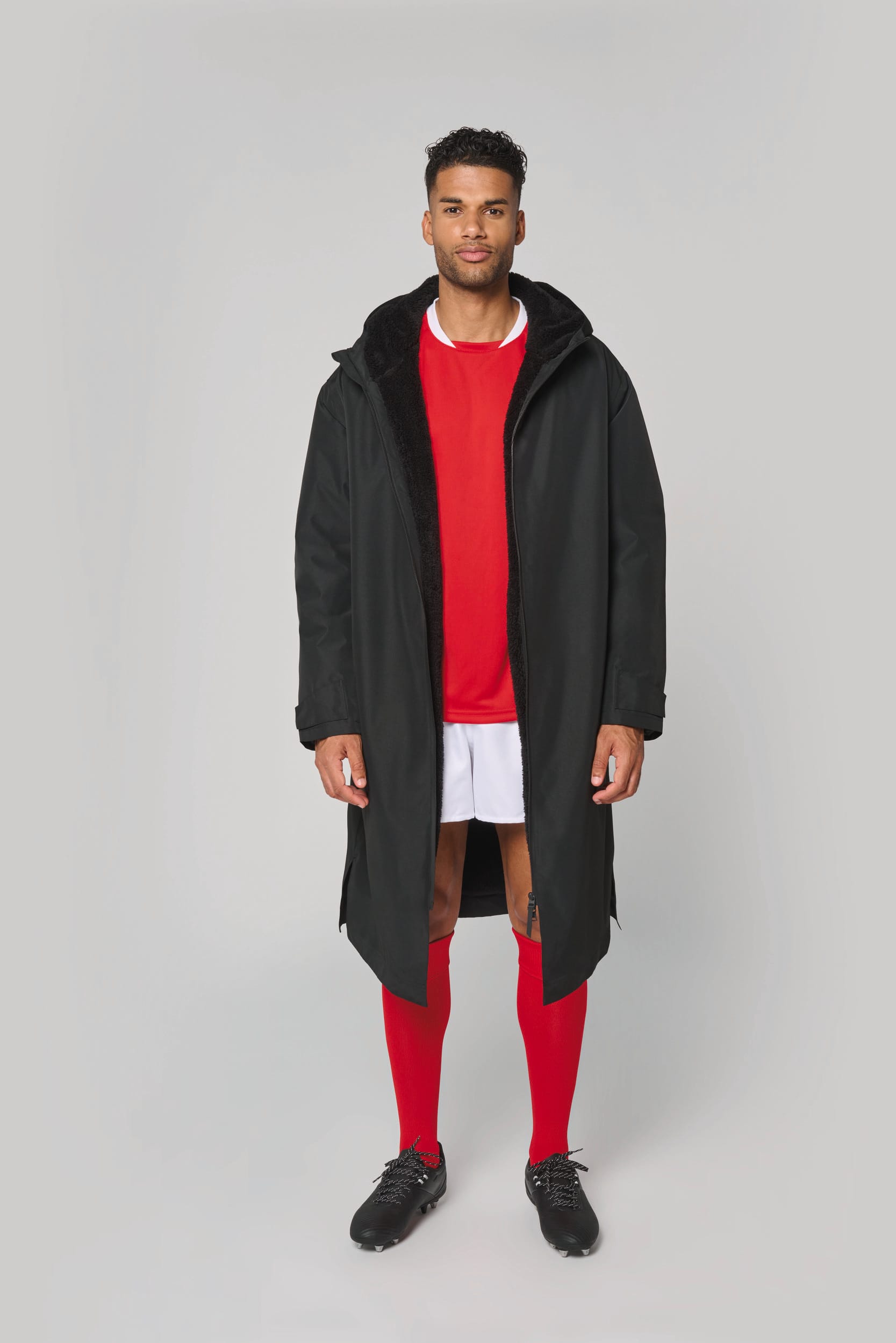 Parka longue doublée sherpa unisexe - Image 7