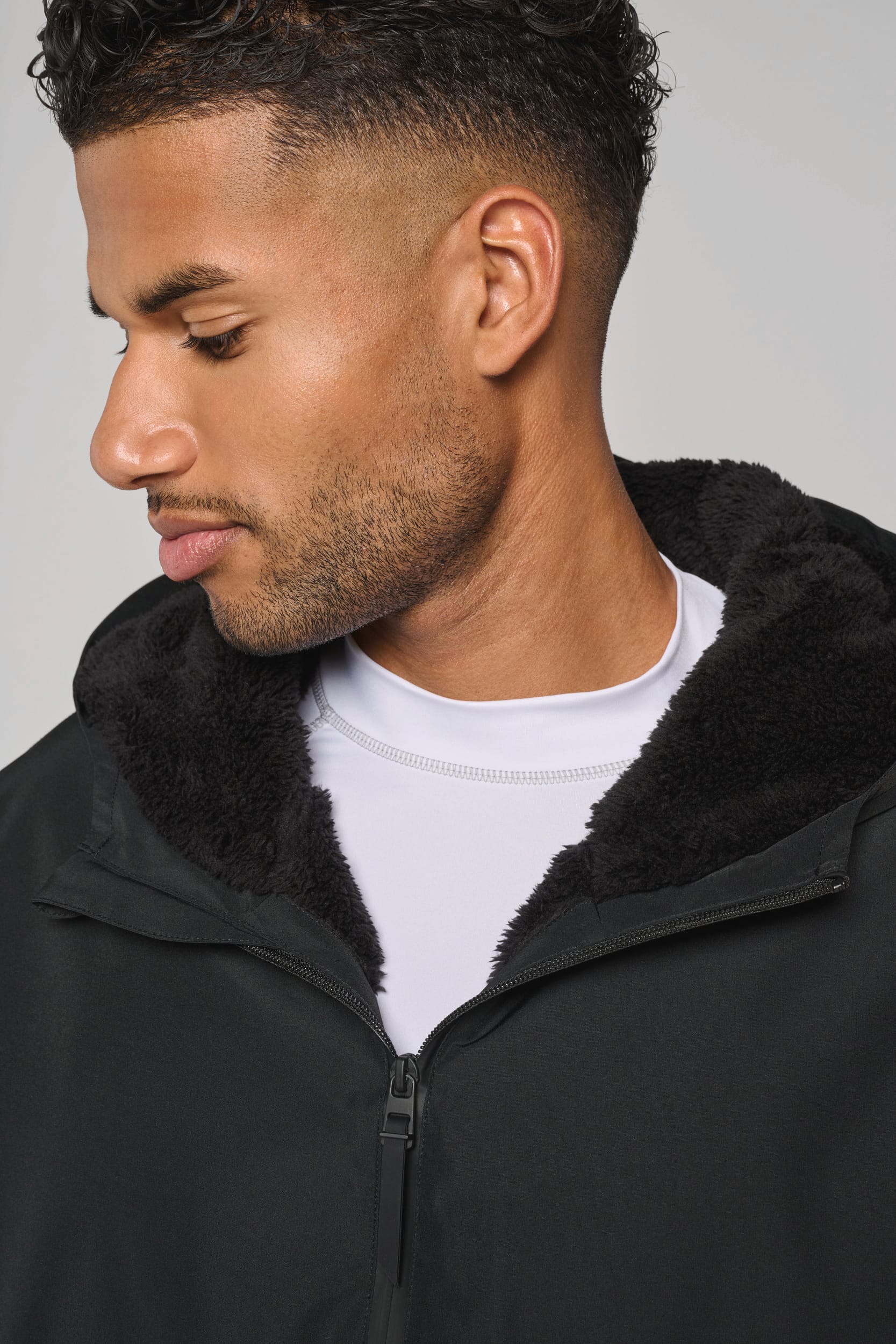 Parka longue doublée sherpa unisexe - Image 9