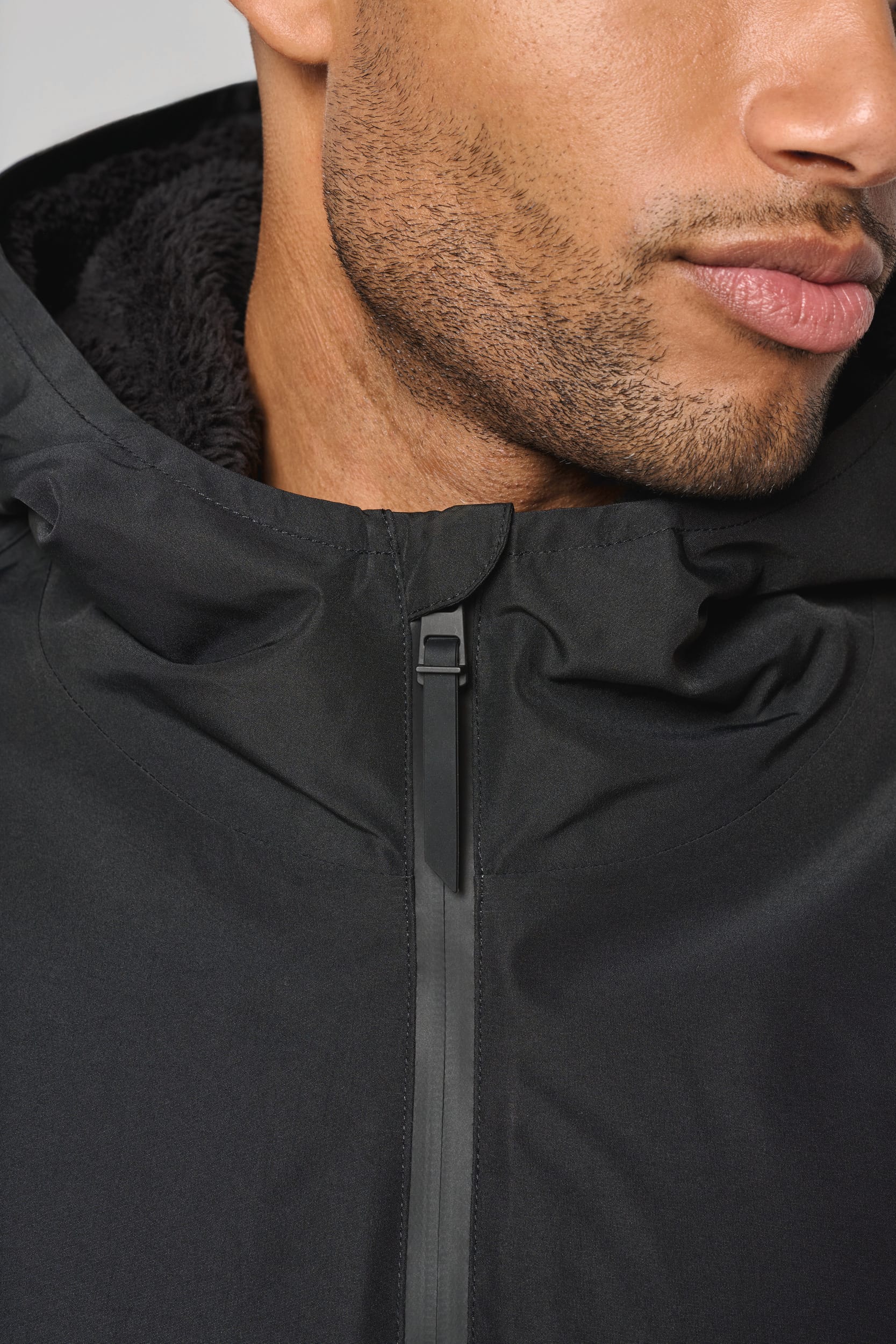 Parka longue doublée sherpa unisexe - Image 11