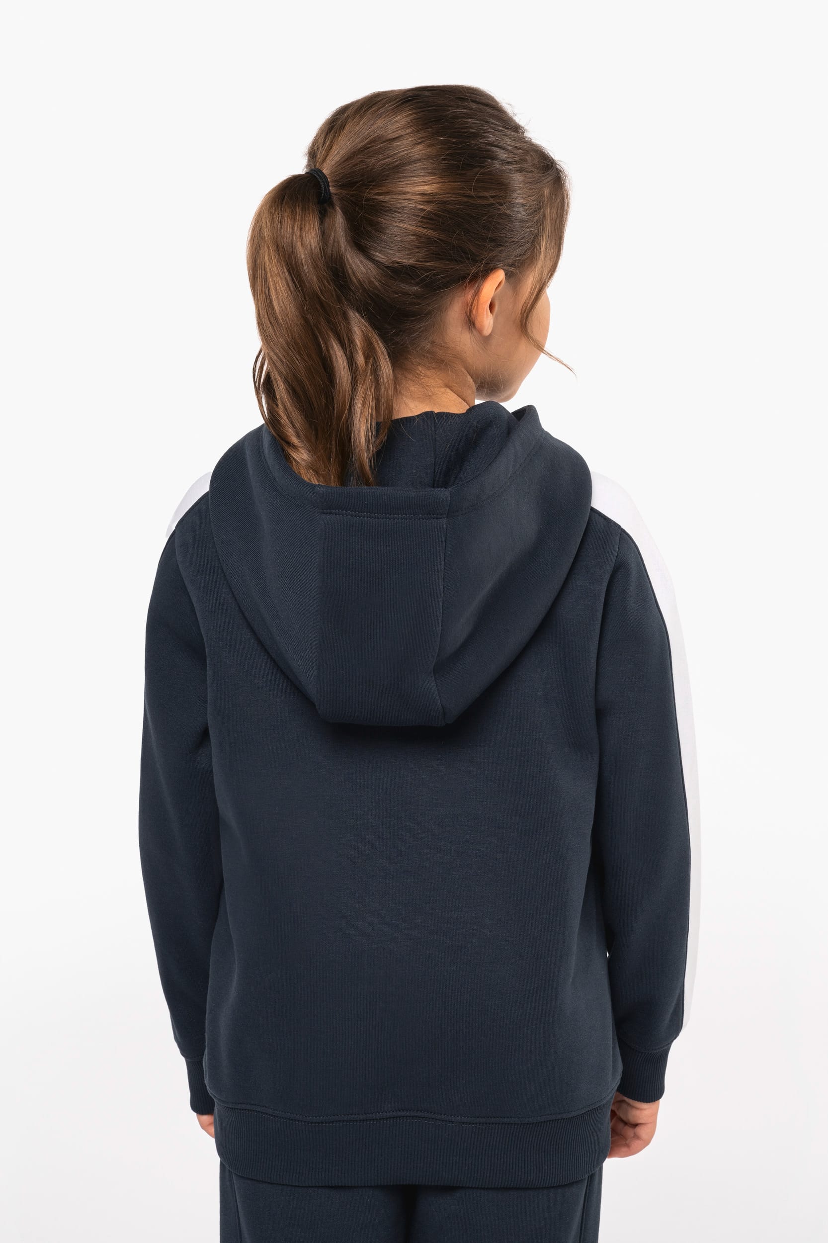 Sudadera de equipo bicolor con capucha infantil