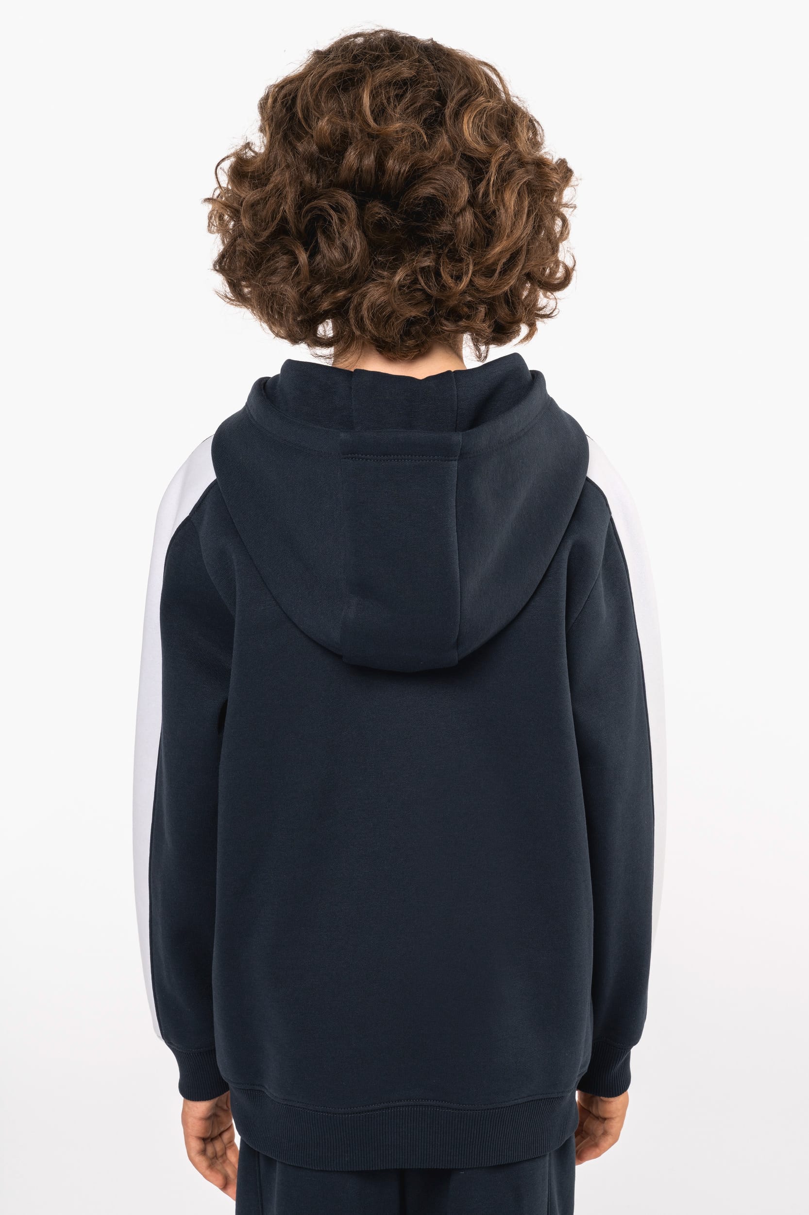 Sudadera de equipo bicolor con capucha infantil