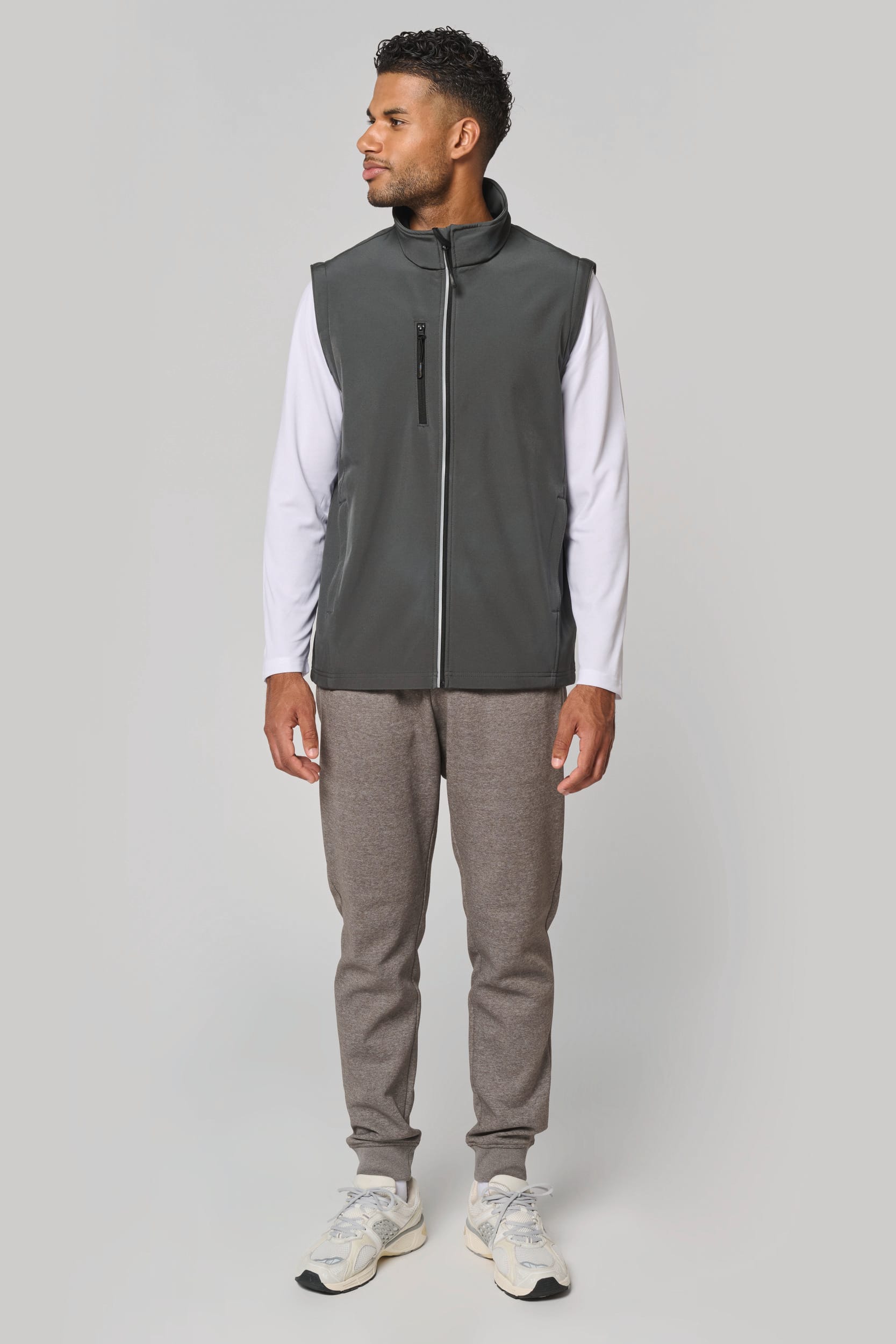 Veste softshell sport manches amovibles unisexe - Image 9