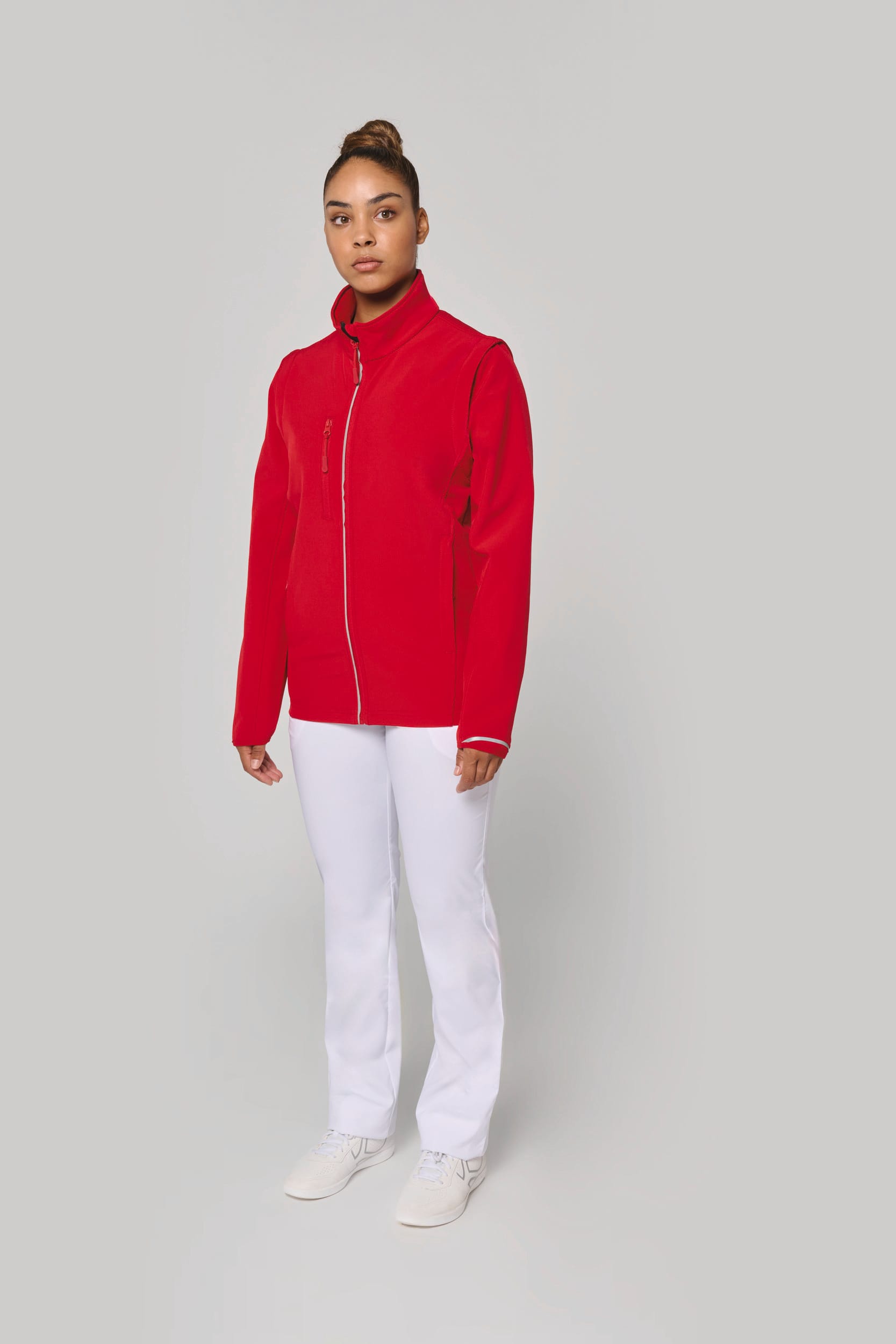 Veste softshell sport manches amovibles unisexe - Image 10