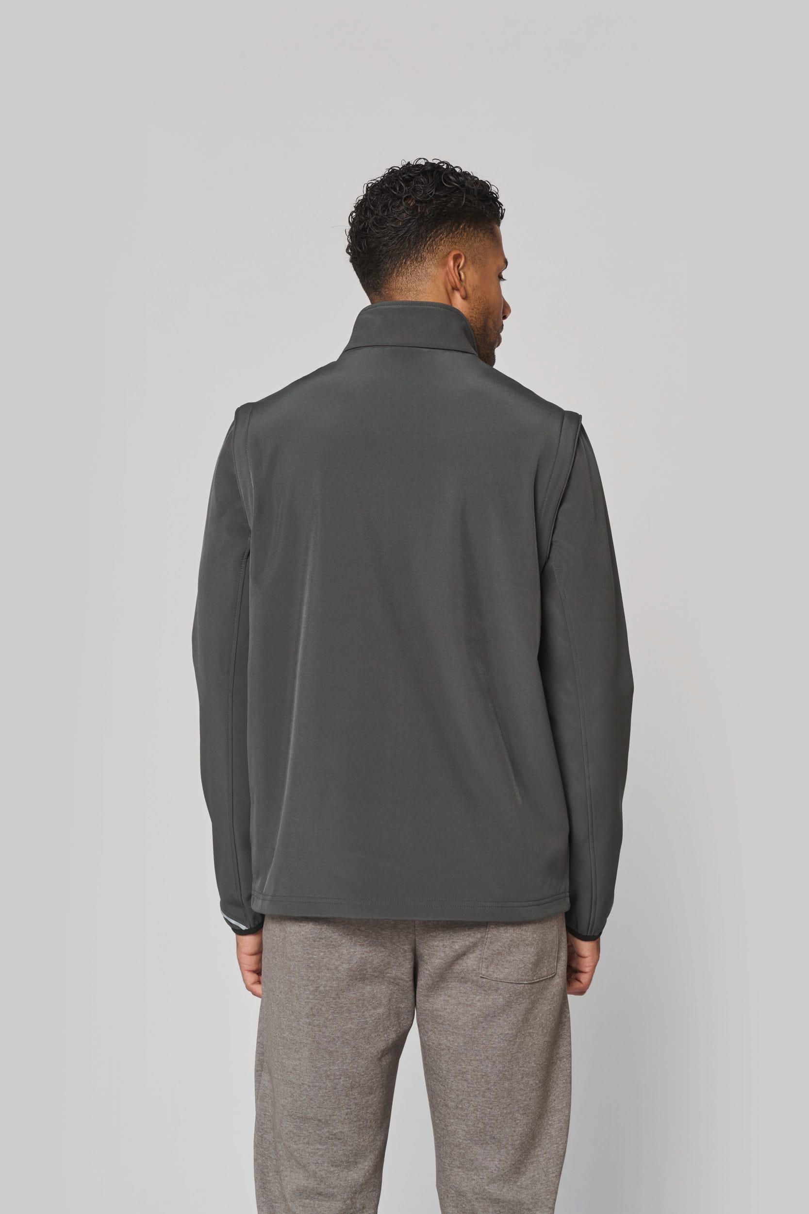 Veste softshell sport manches amovibles unisexe - Image 2