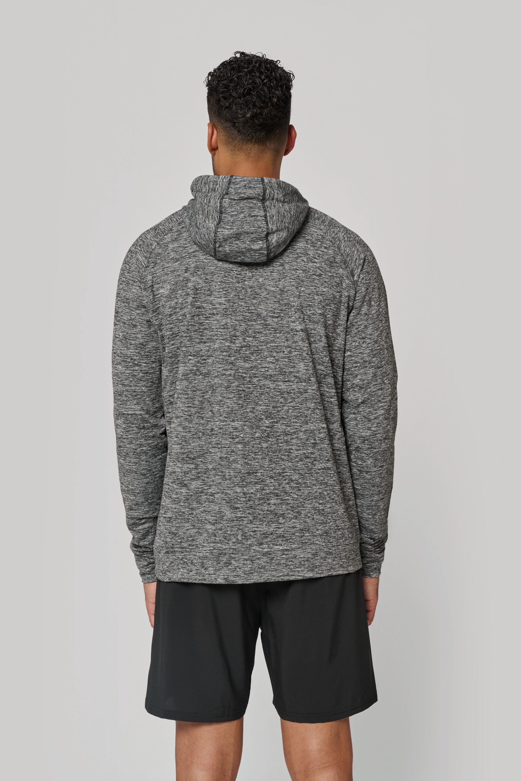 Unisex sportsweater Met Capuchon En Ritskraag