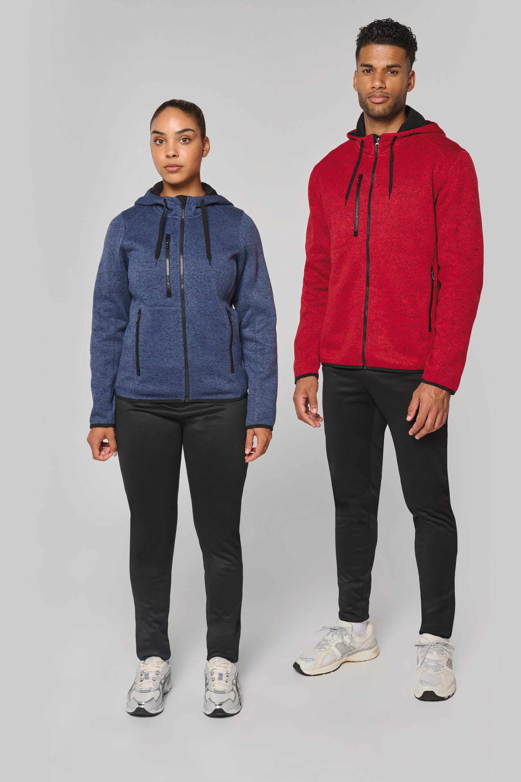 Veste à capuche chinée femme - Image 5