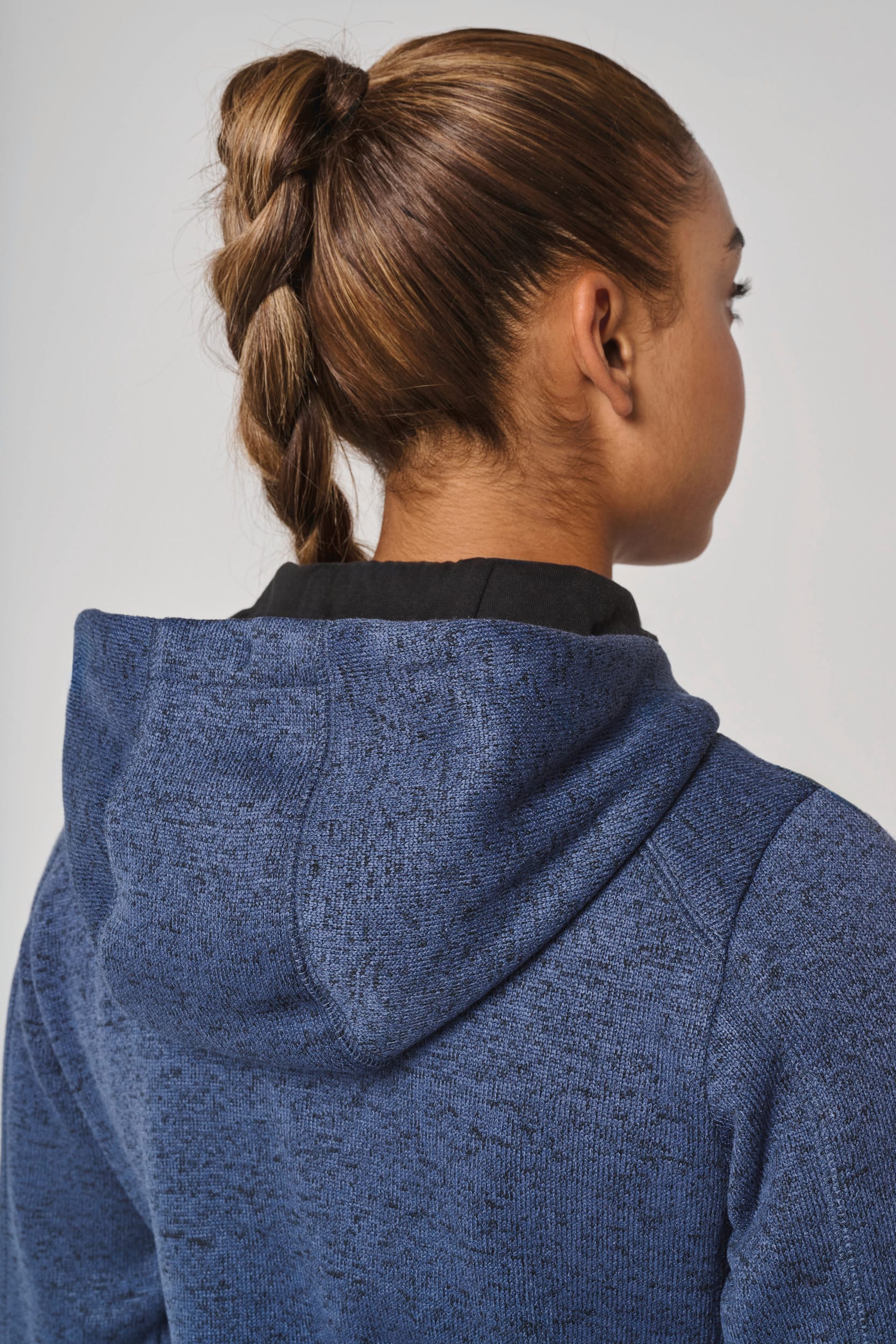 Veste à capuche chinée femme - Image 7