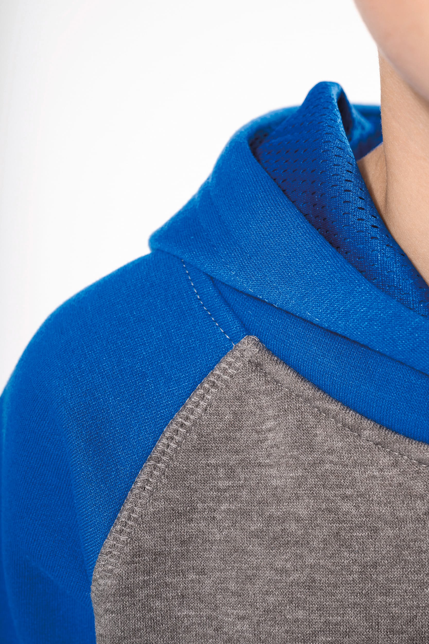 Sweat-shirt capuche bicolore enfant - Image 8