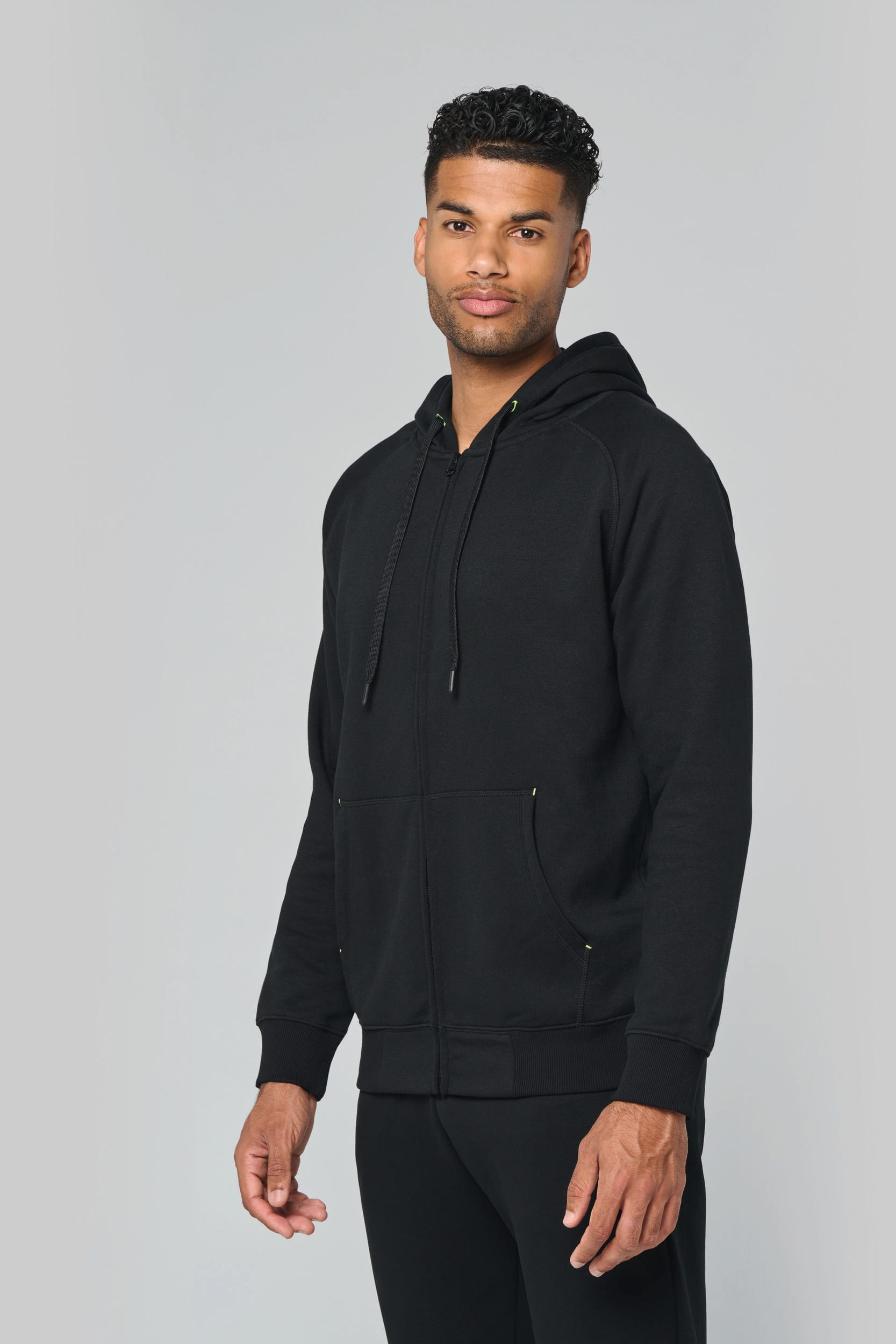 Veste zippée à capuche unisexe - Image 2