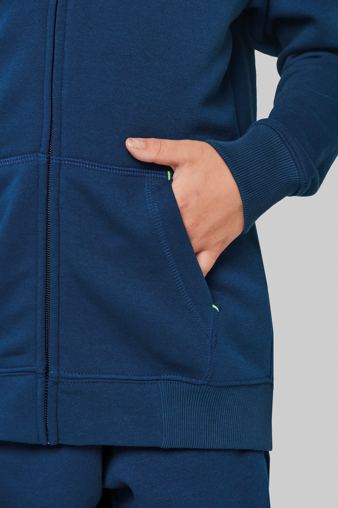 Kinder sweatvest met capuchon