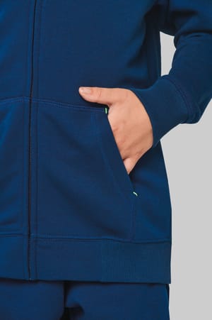 Kinder sweatvest met capuchon