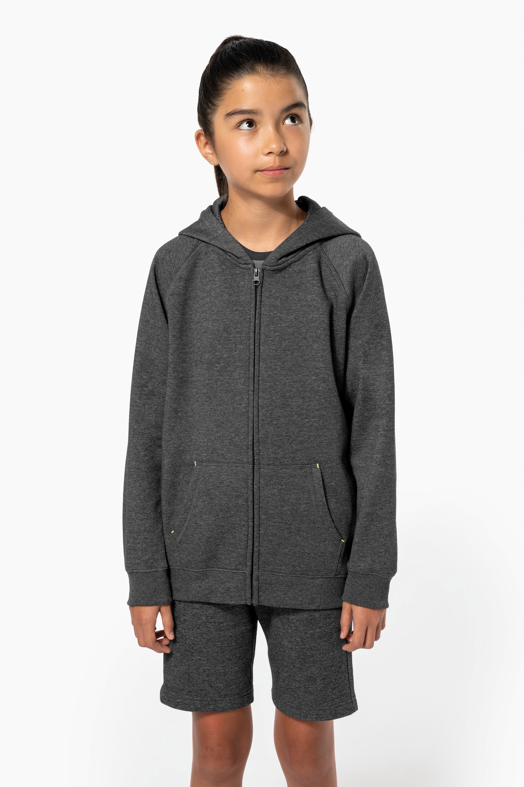 Kinder sweatvest met capuchon