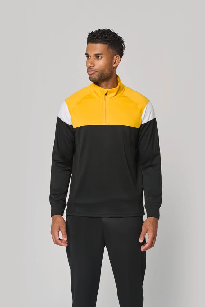 Adult zipped neck training top