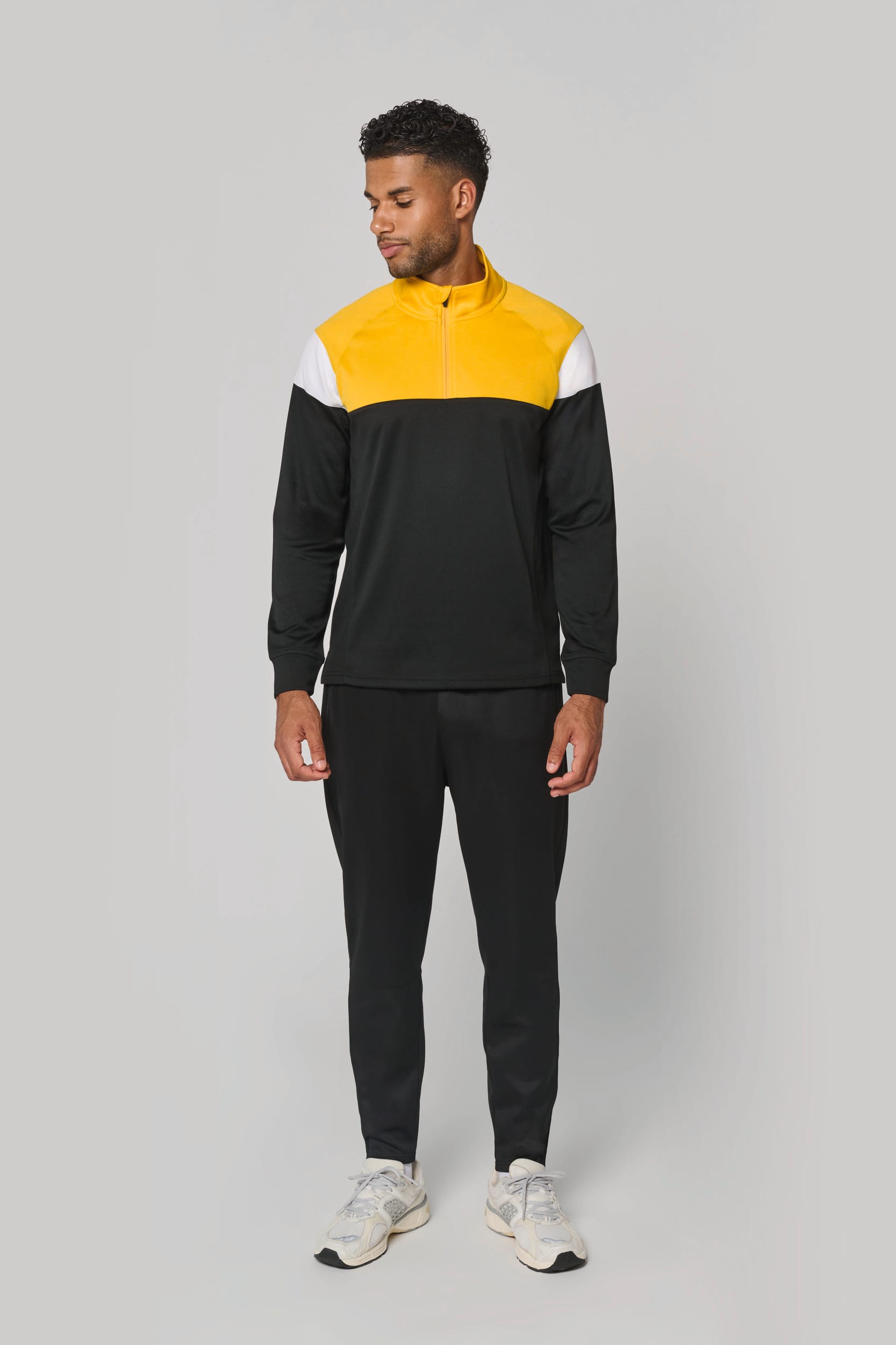 Sweat d&rsquo;entrainement 1/4 zip unisexe - Image 6