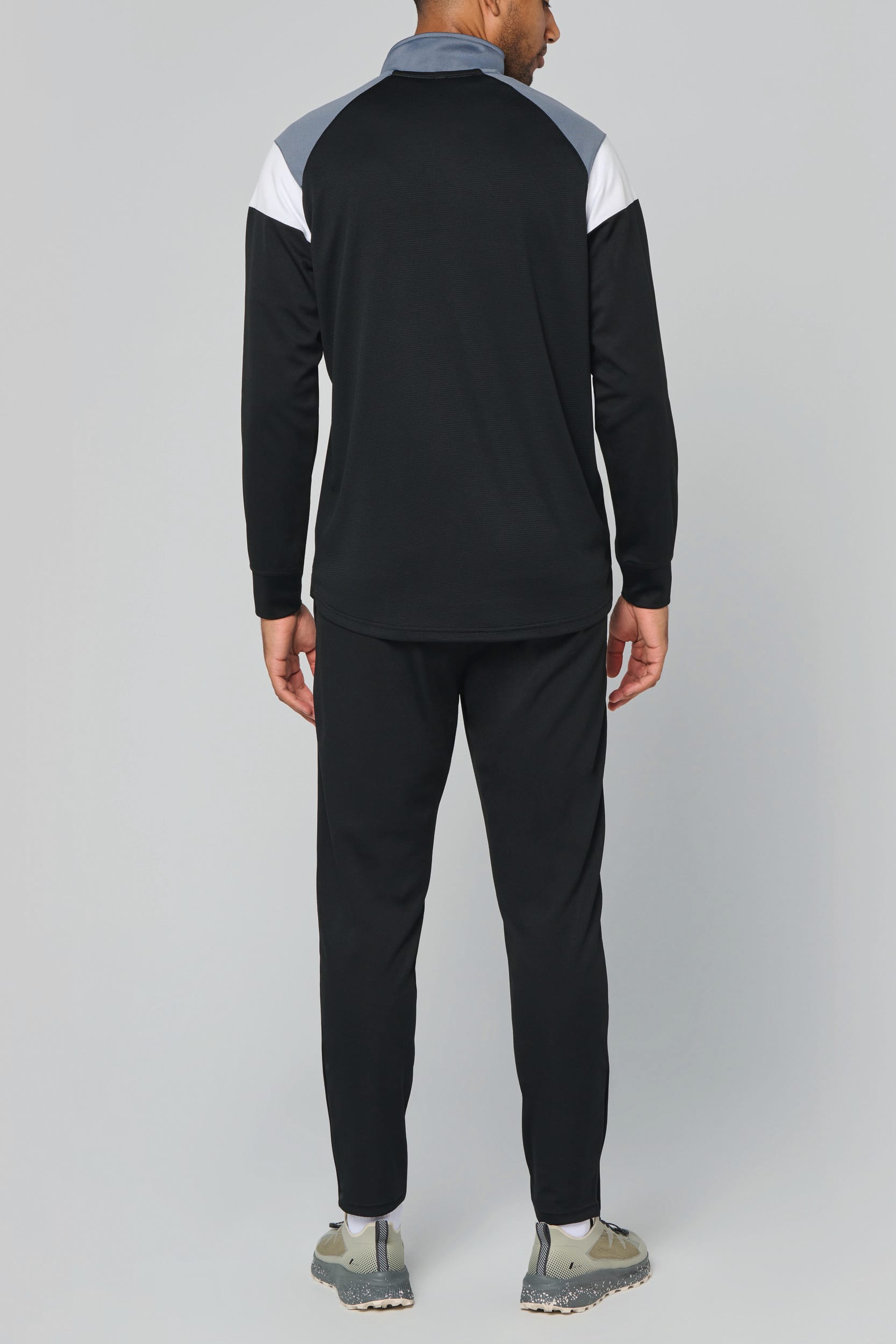 Sweatshirt 1/2 fecho de desporto unissexo