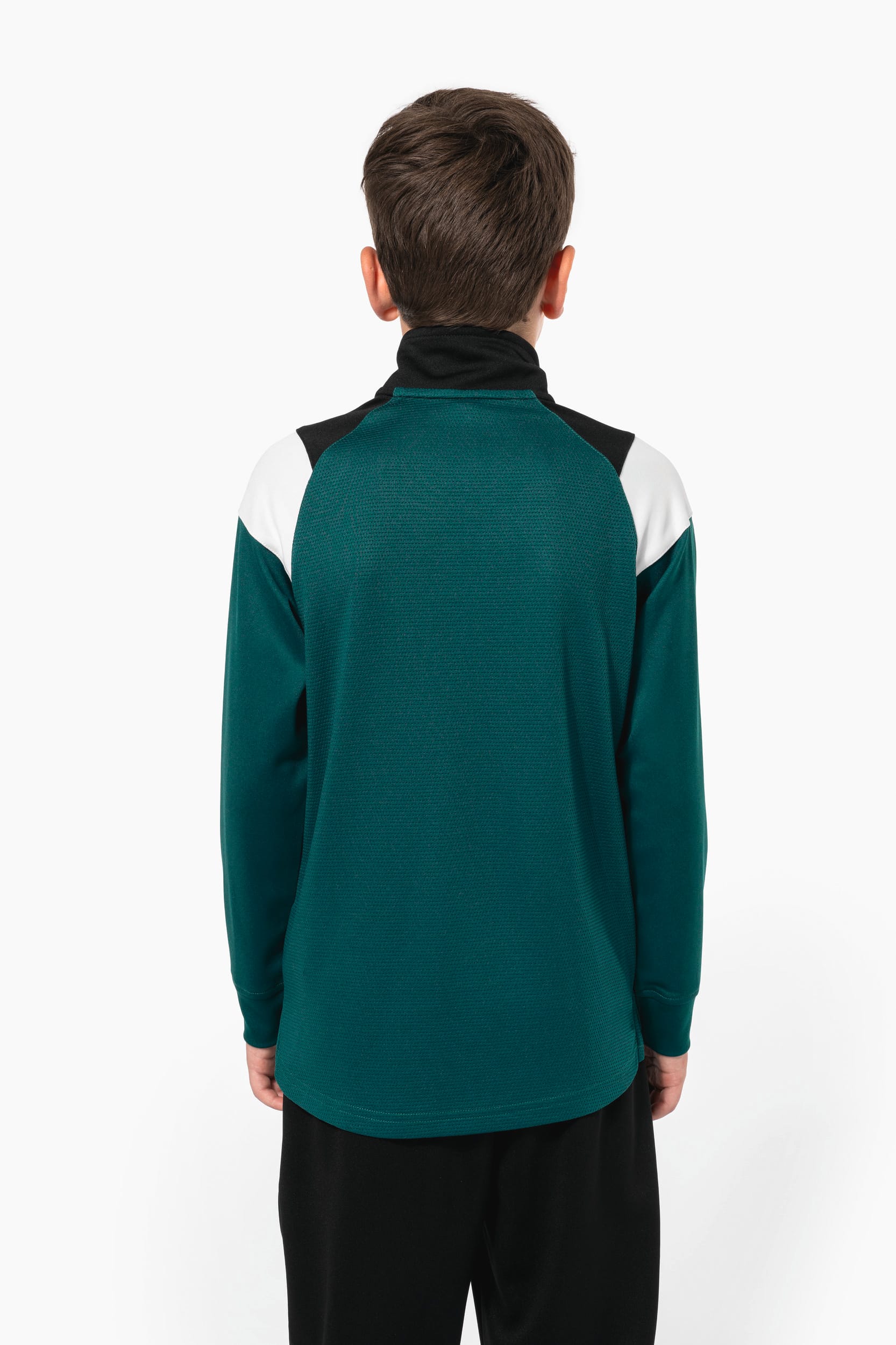 Sweat d&rsquo;entrainement 1/4 zip enfant - Image 2