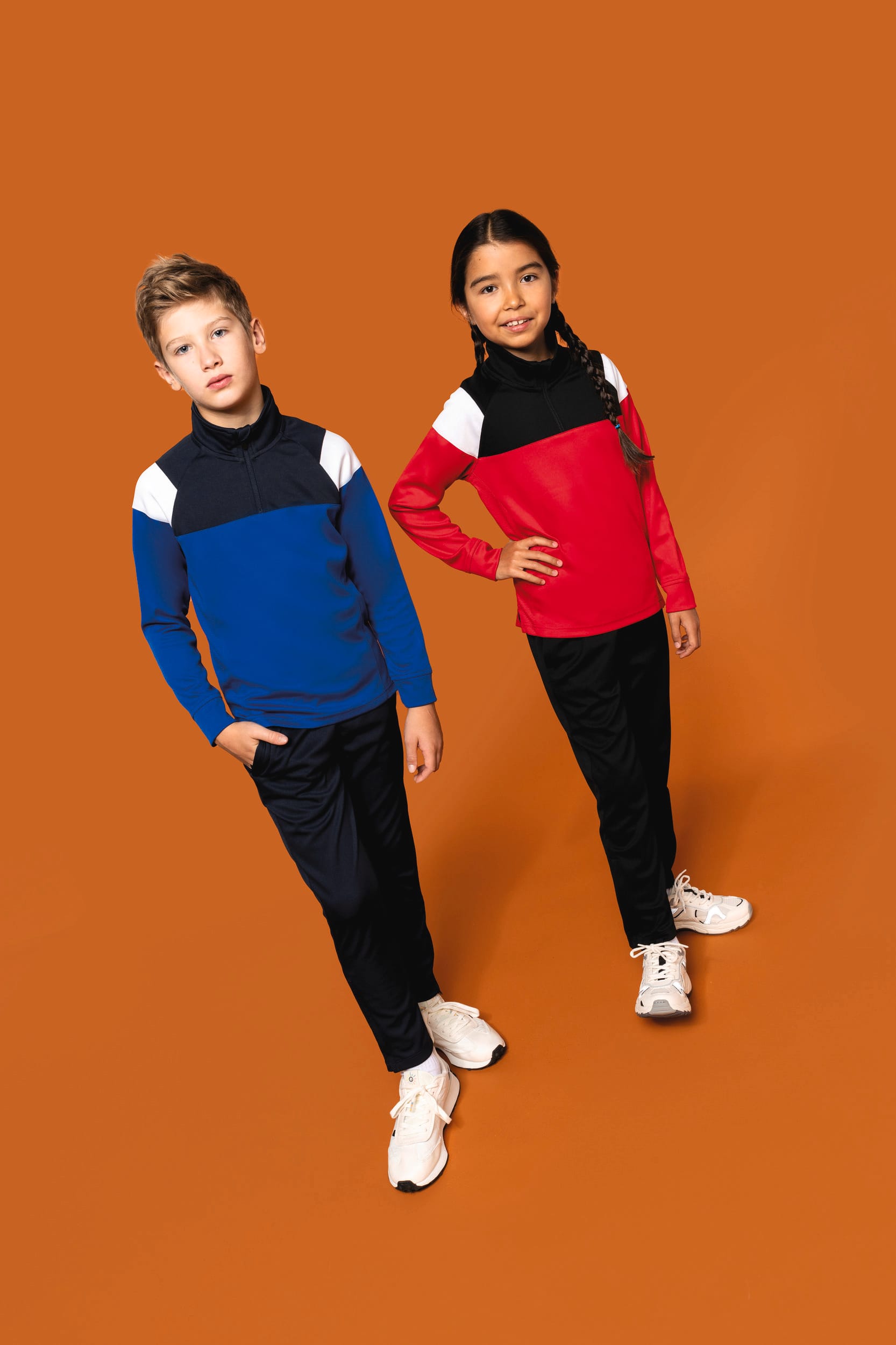 Sweat d&rsquo;entrainement 1/4 zip enfant - Image 10