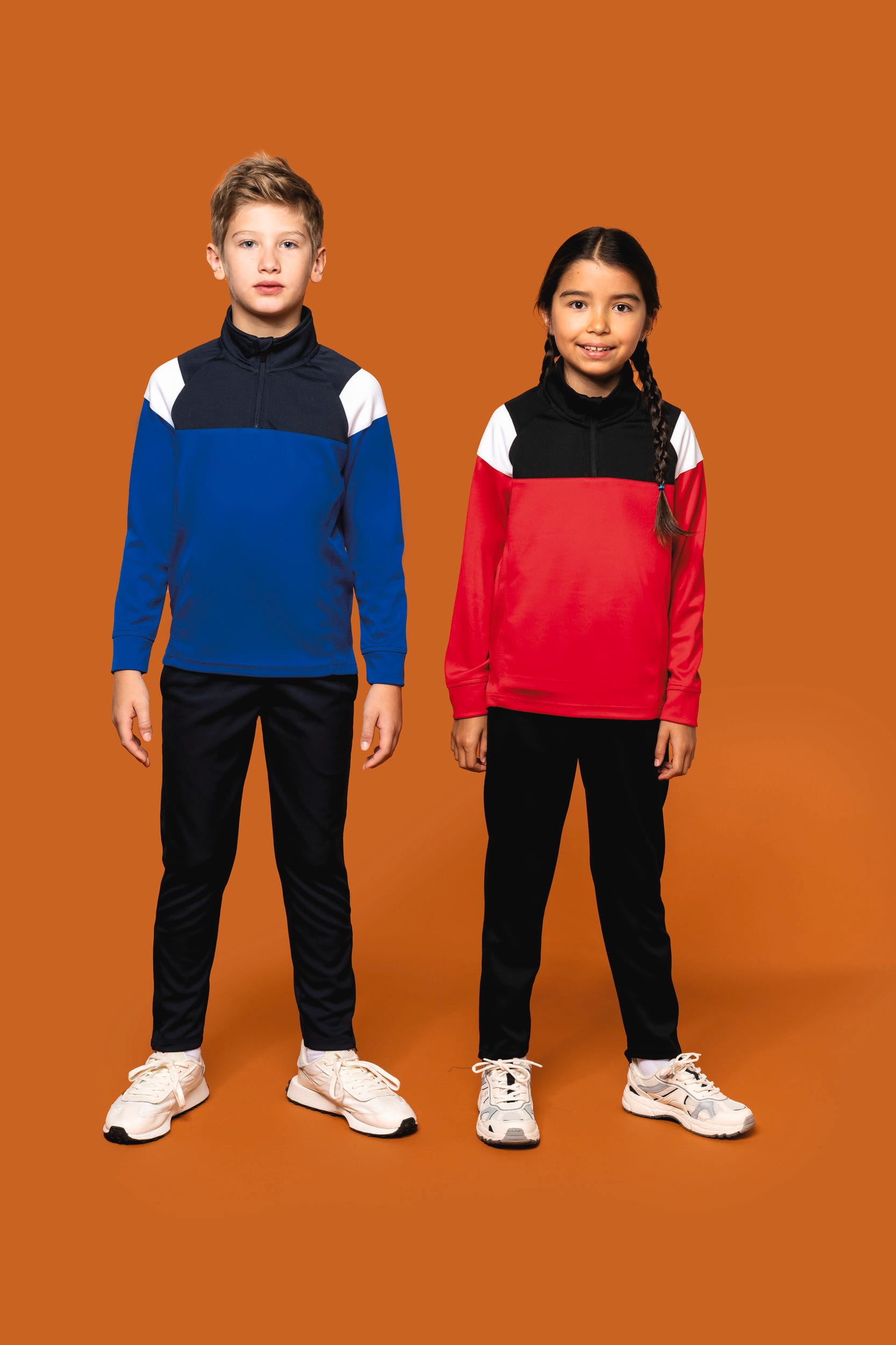 Sweat d&rsquo;entrainement 1/4 zip enfant - Image 13