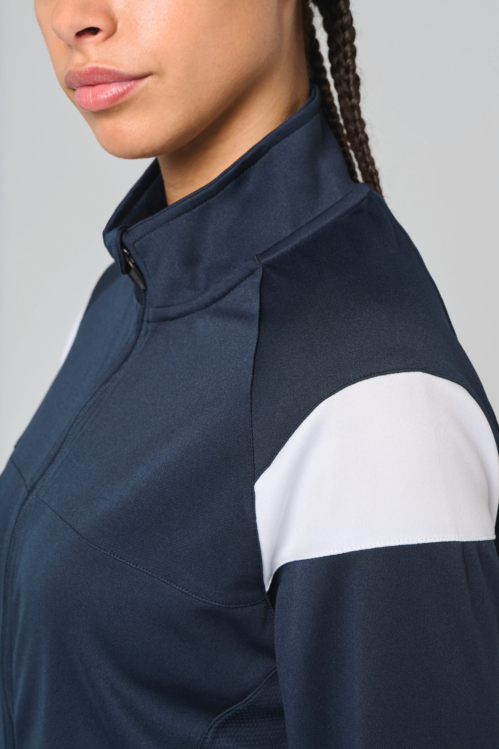 Casaco de fato de treino com fecho unissexo