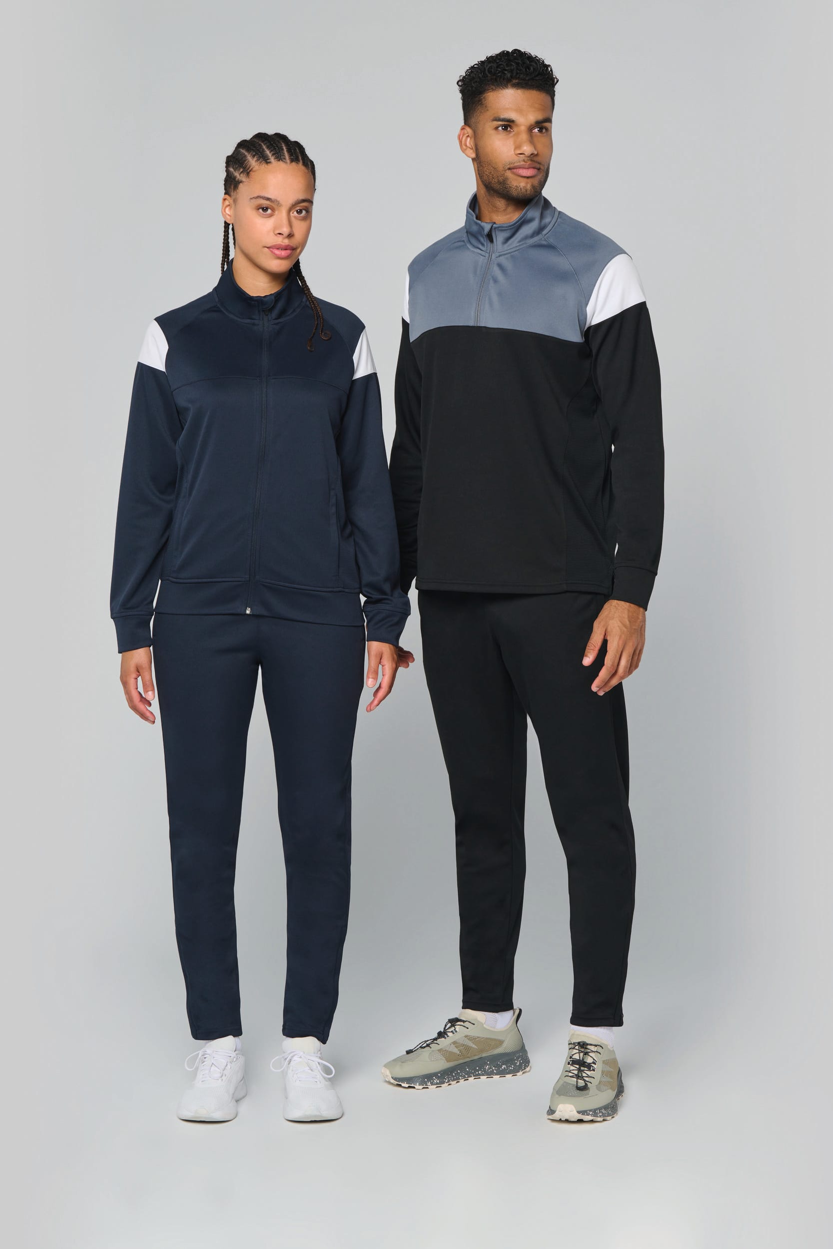 Veste de survêtement zippée unisexe