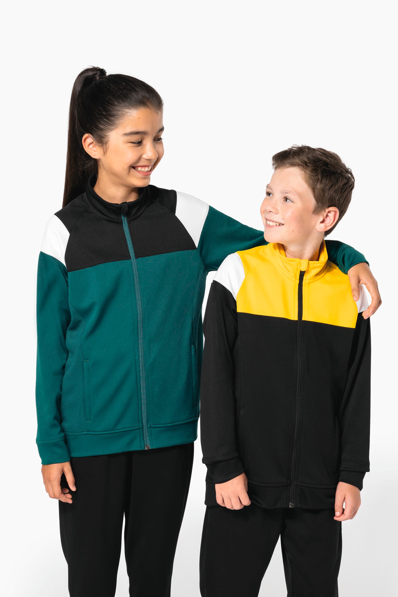 Casaco de fato de treino com fecho de criança