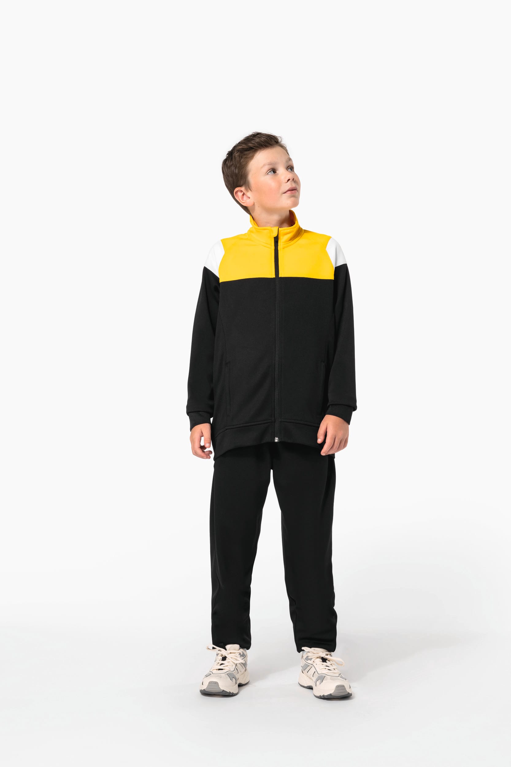 Casaco de fato de treino com fecho de criança