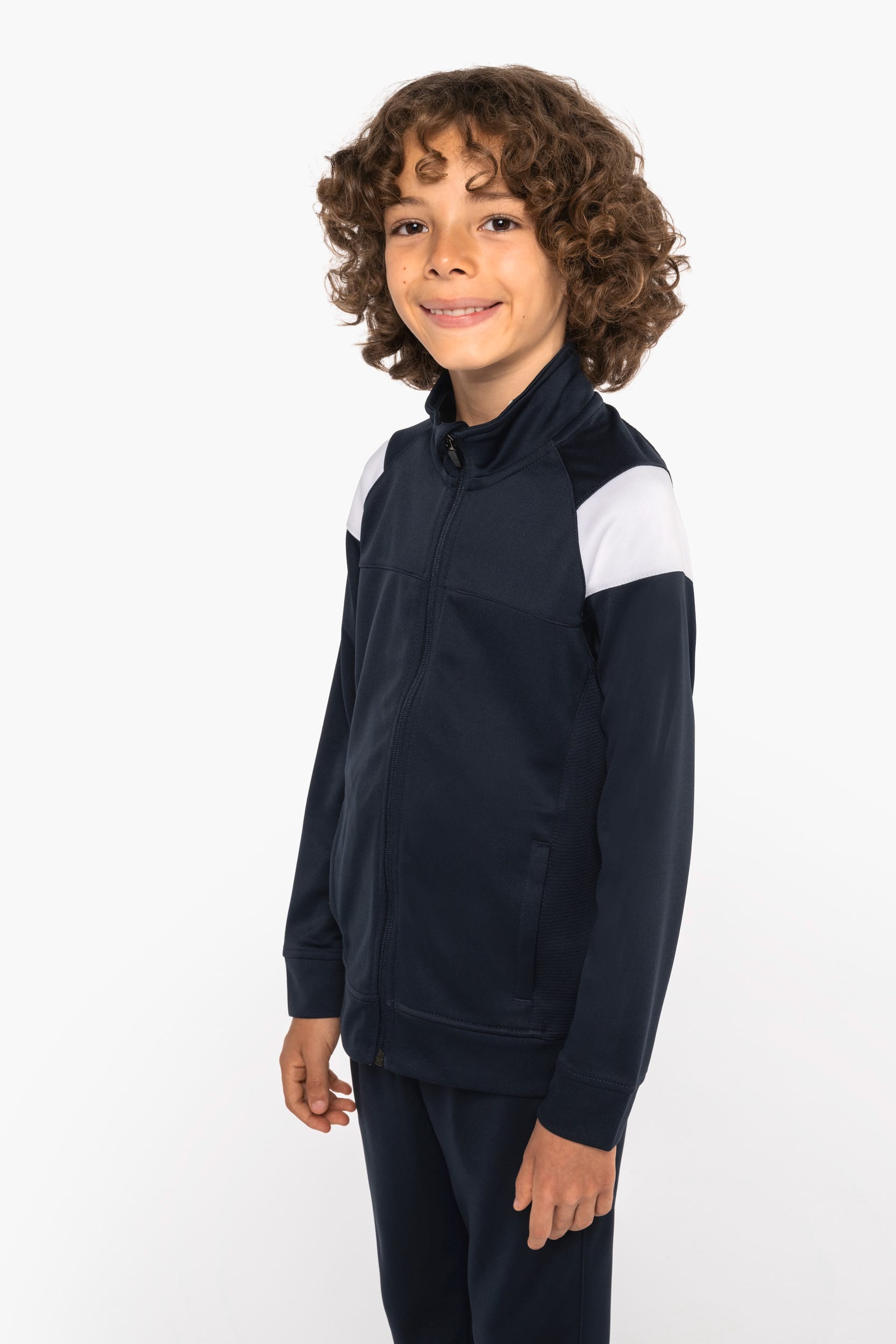 Chaqueta de chándal con cremallera infantil