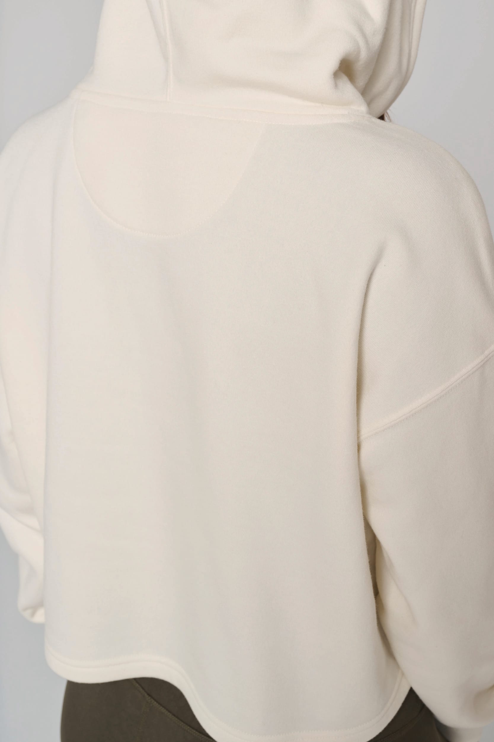 Sweat-shirt crop à capuche femme - Image 8