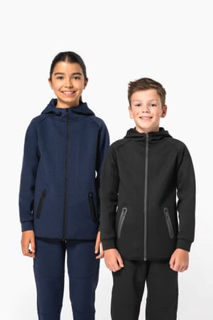 Performance jasje met capuchon voor kinderen