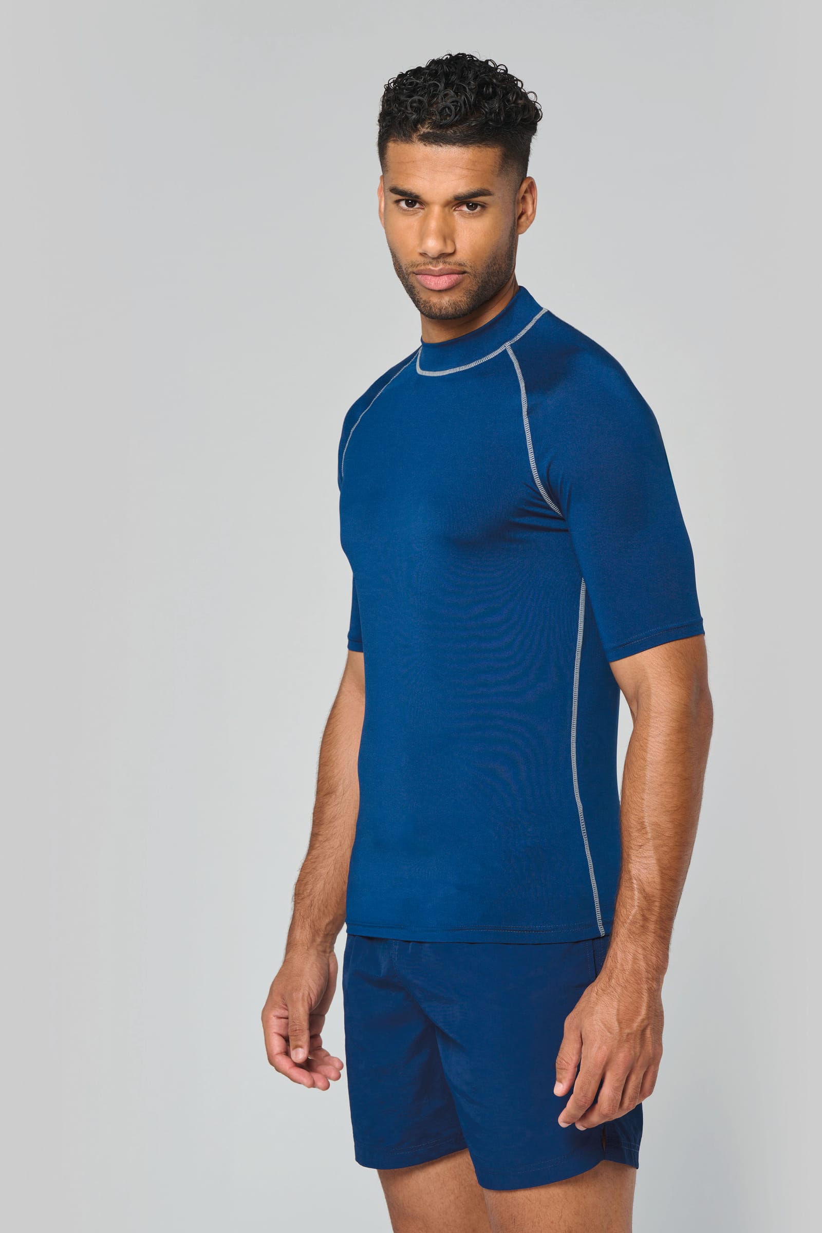 Functioneel T-shirt met korte mouwen en anti-UV-bescherming