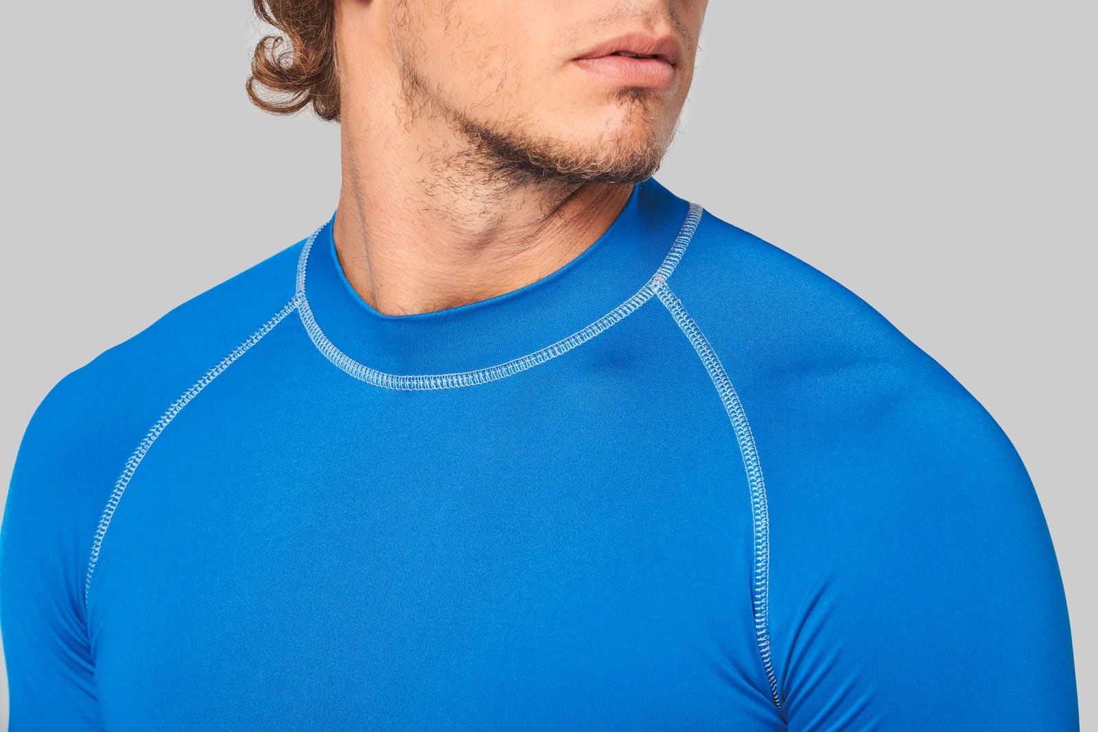 Functioneel T-shirt met korte mouwen en anti-UV-bescherming