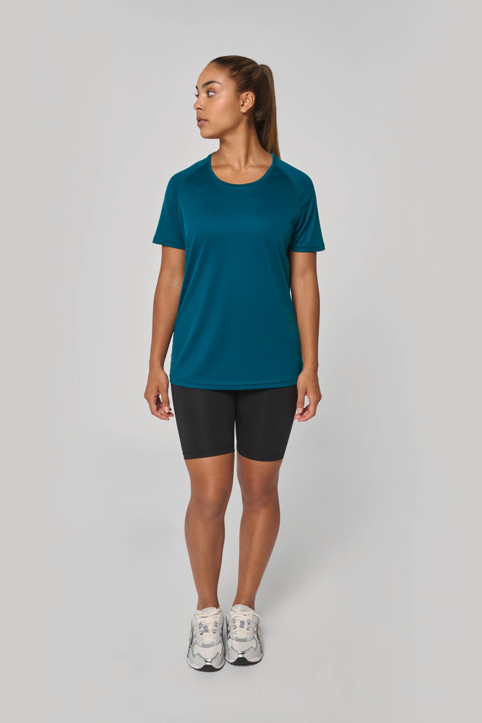 T-shirt de sport à col rond recyclé femme - Image 5