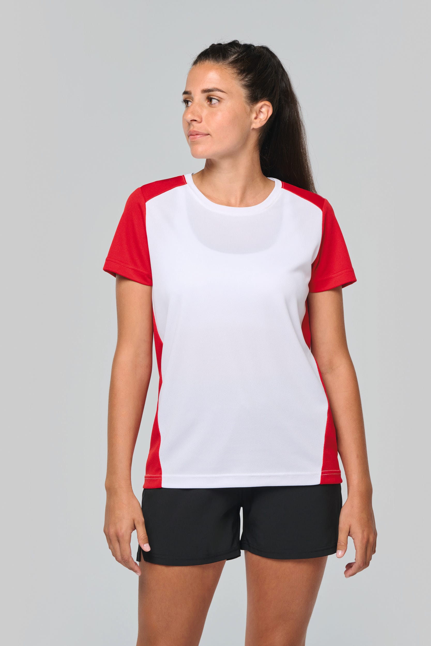 Ladies Eco-Friendly two-tone sport T-shirt