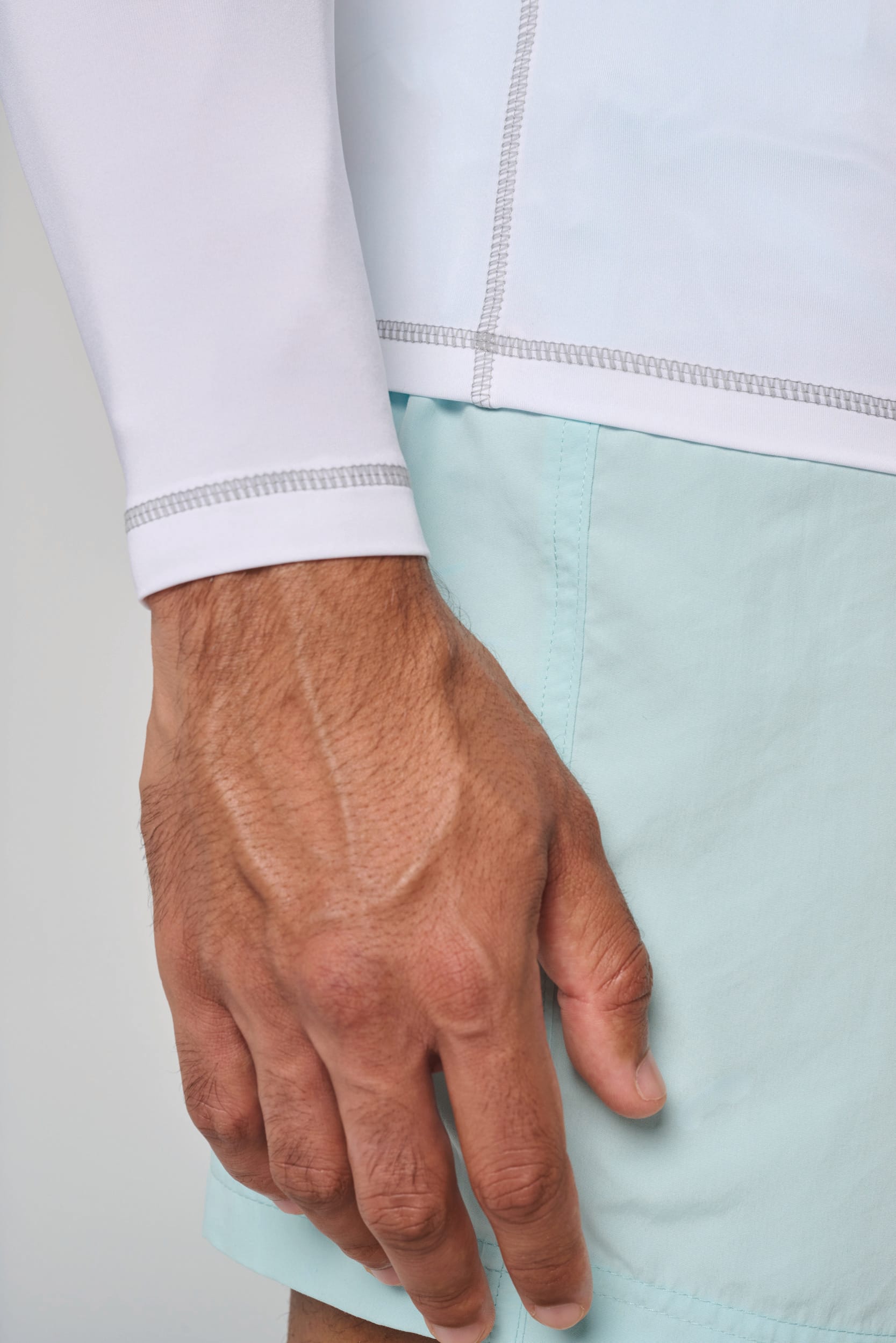 T-shirt technique à manches longues avec protection anti-UV unisexe - Image 5