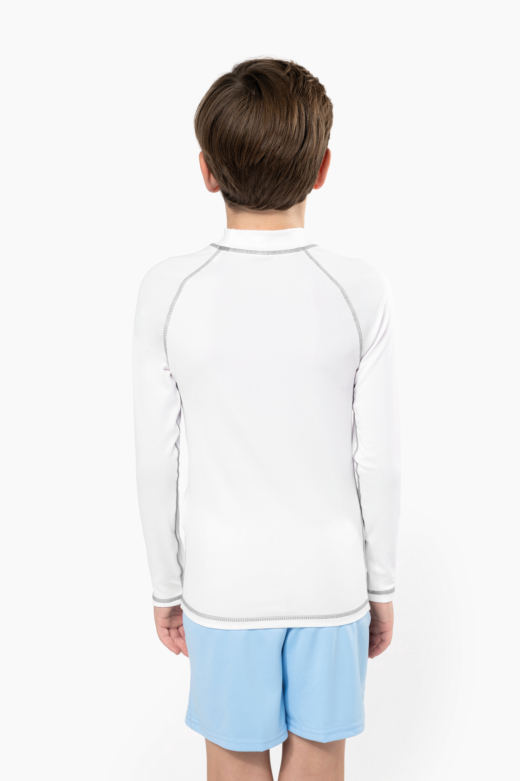 Technisch kinder-T-shirt met lange mouwen en anti-UV-bescherming