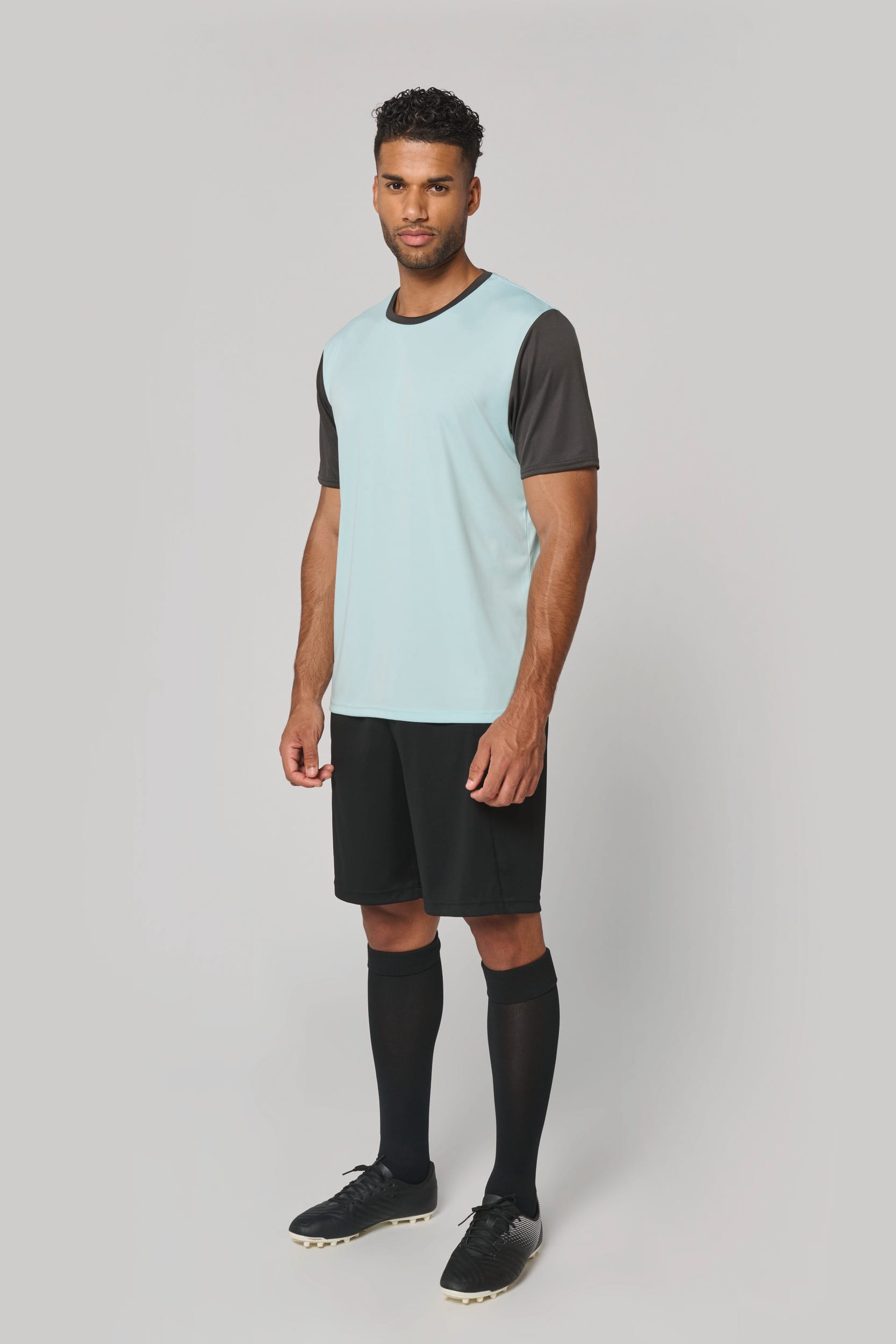 T-shirt multidesporto bicolor de manga curta unissexo