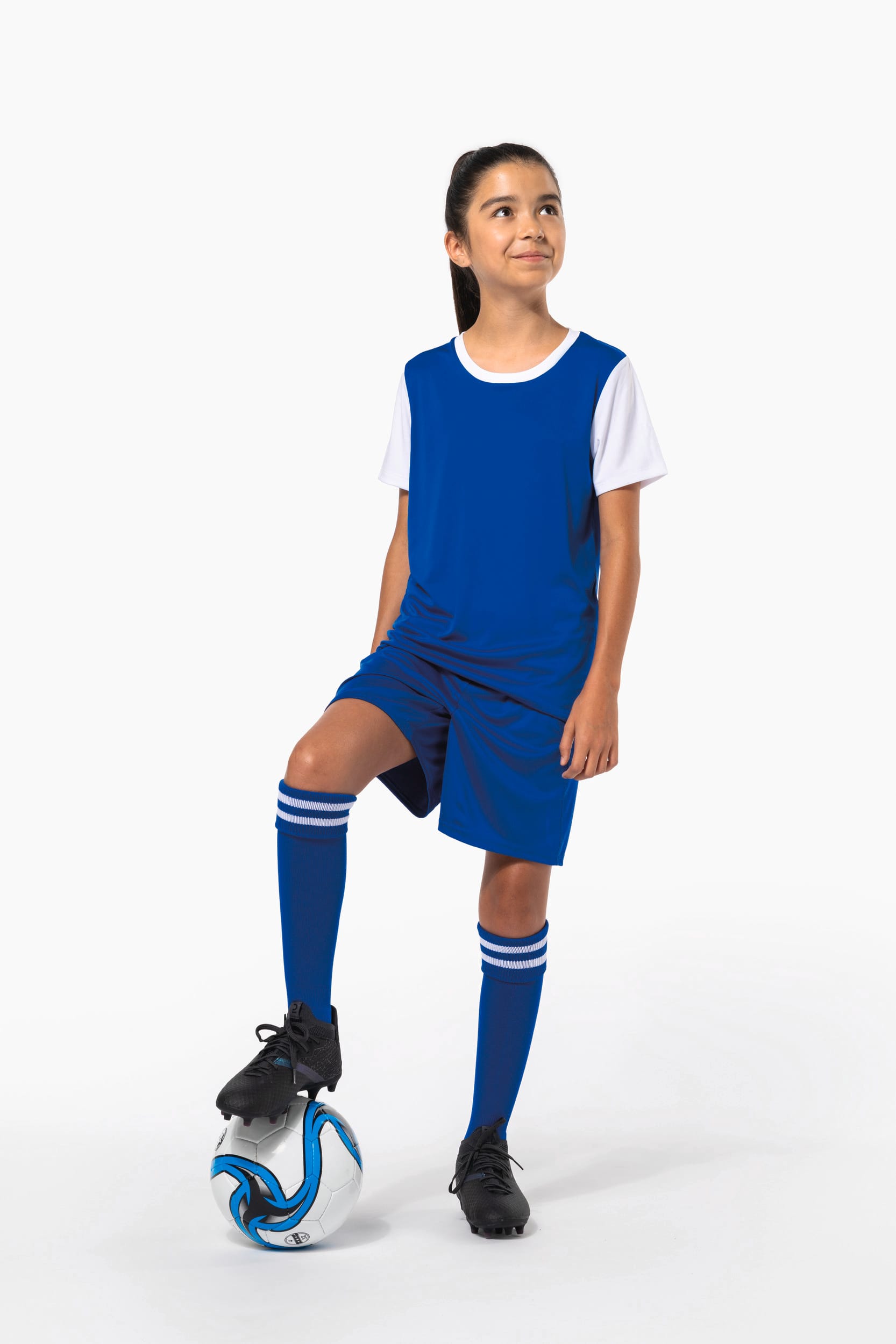 Maillot multisport manches courtes bicolore enfant