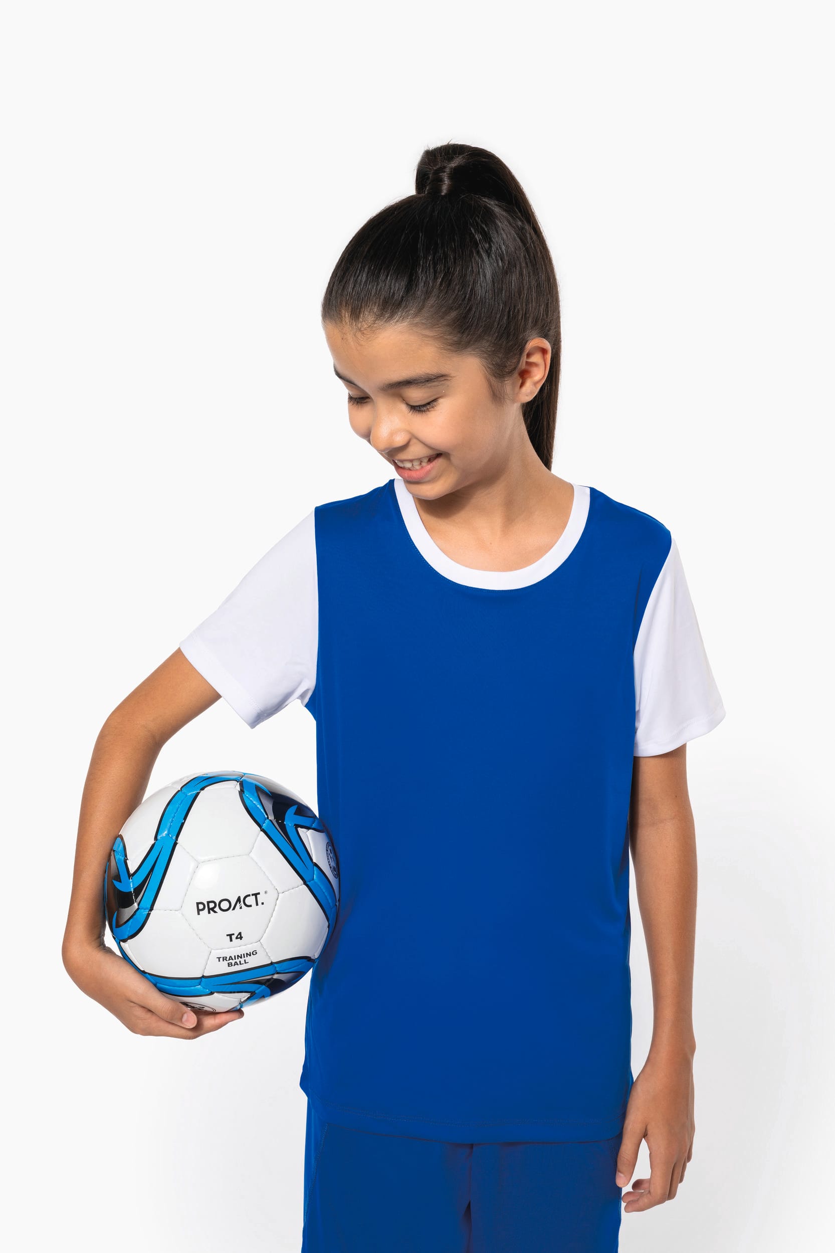 Maillot multisport manches courtes bicolore enfant