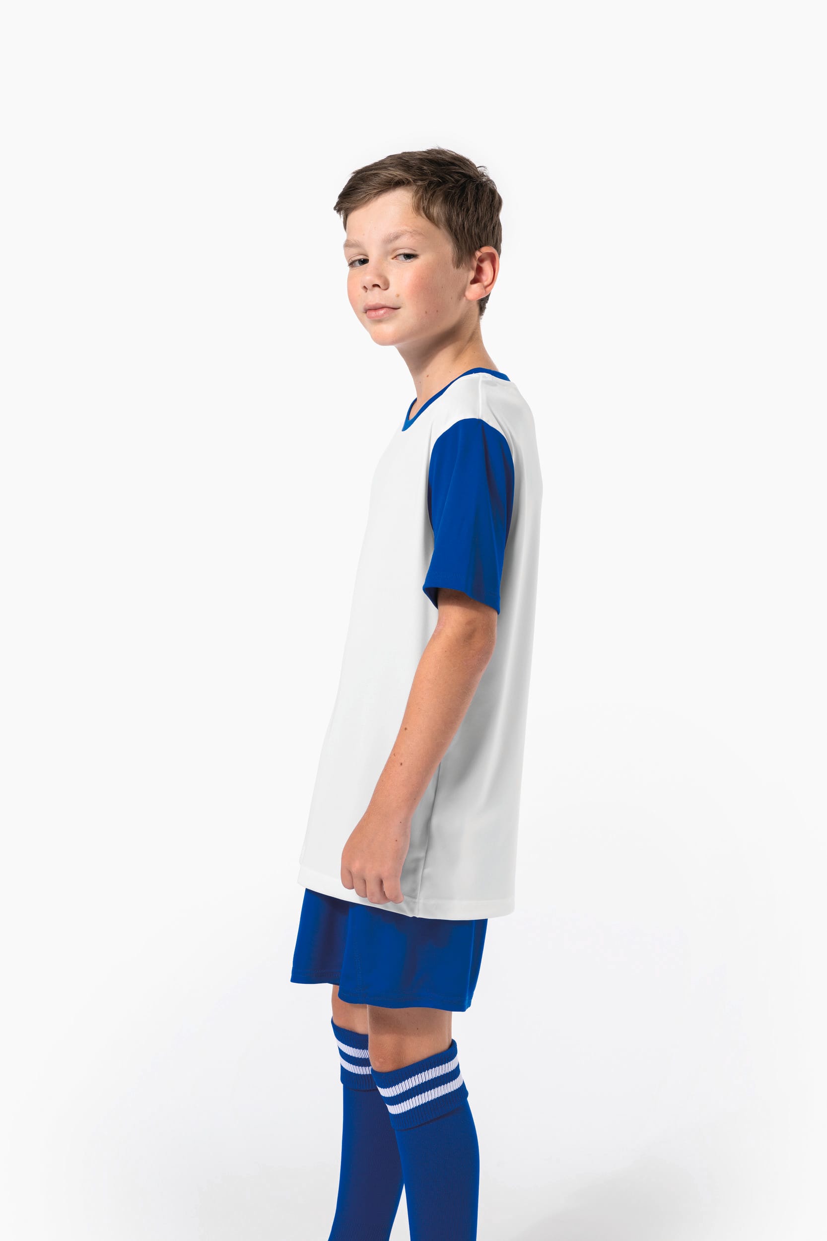 Maillot multisport manches courtes bicolore enfant