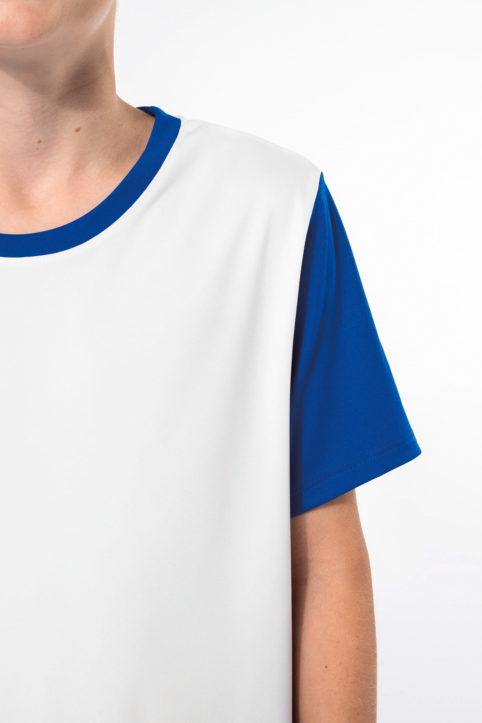 Maillot multisport manches courtes bicolore enfant