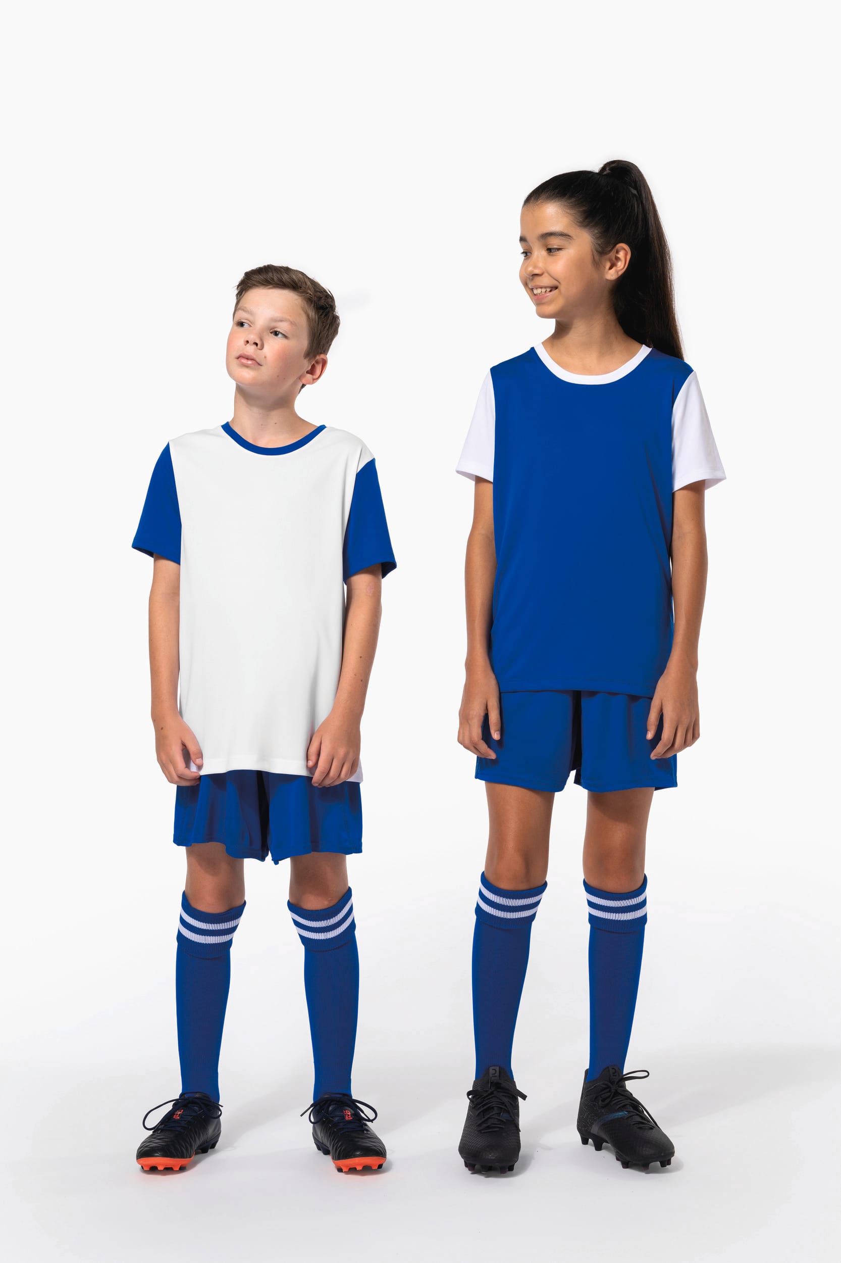 Maillot multisport manches courtes bicolore enfant