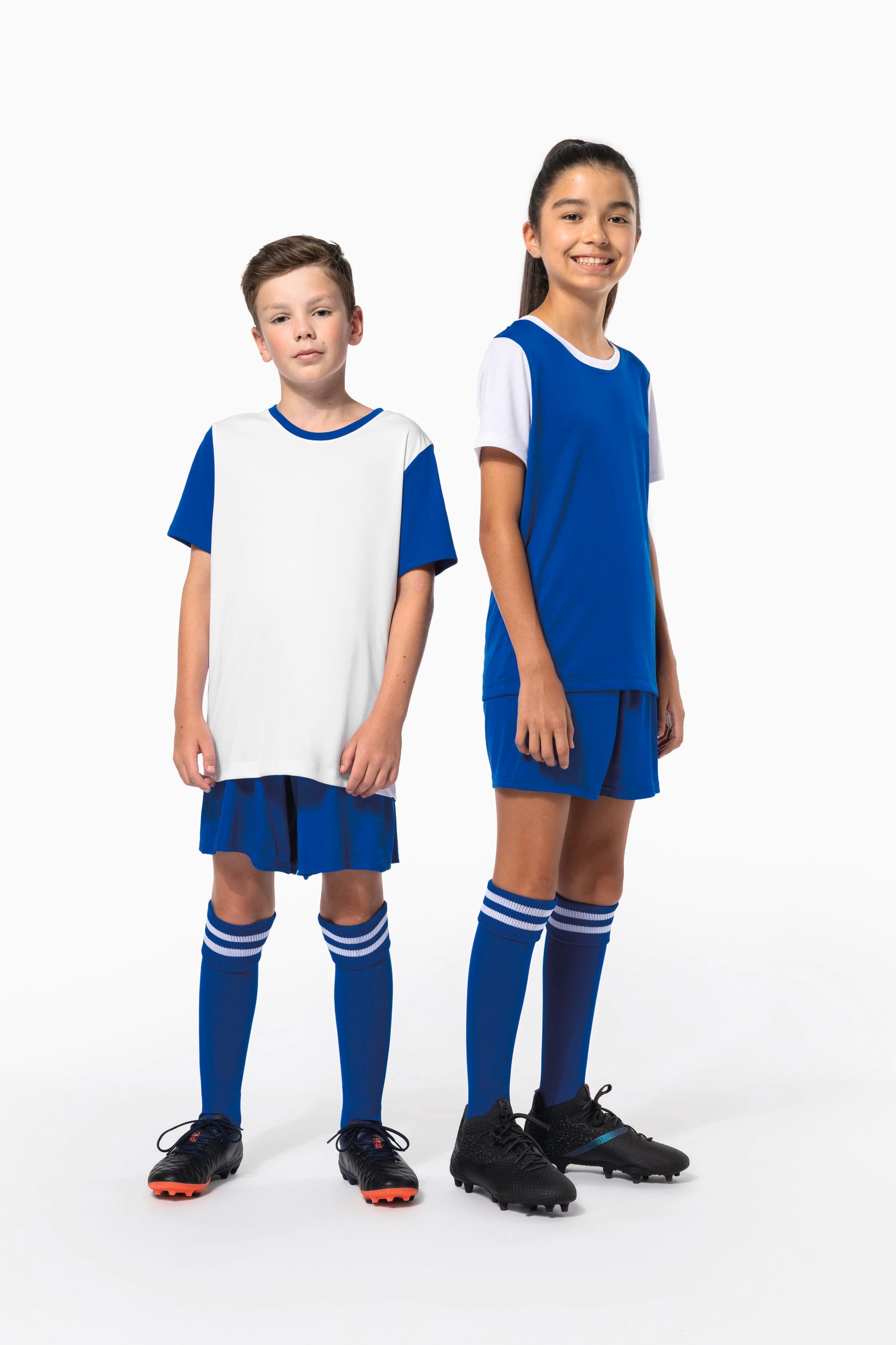 Maillot multisport manches courtes bicolore enfant